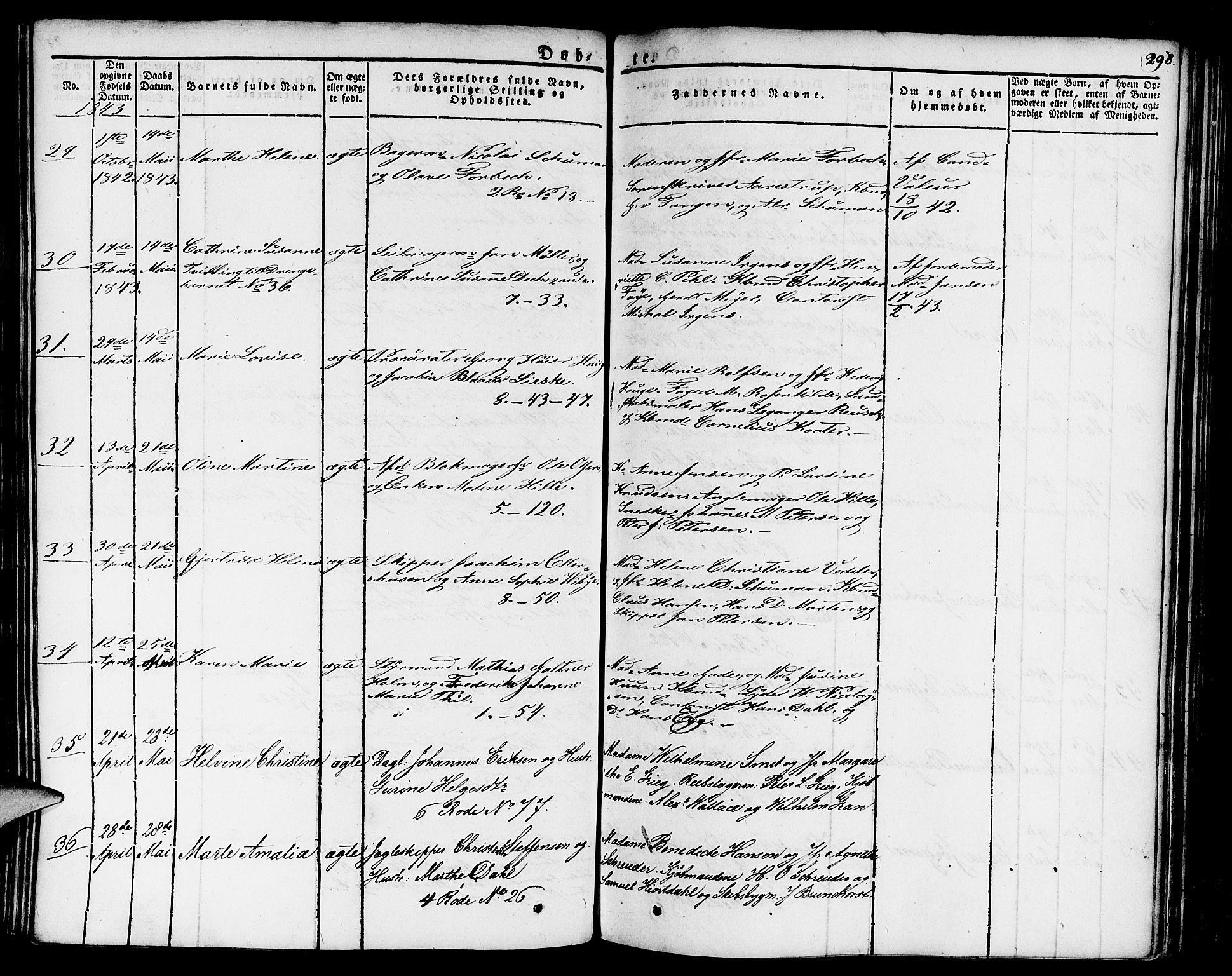 Nykirken Sokneprestembete, AV/SAB-A-77101/H/Haa/L0012: Parish register (official) no. A 12, 1821-1844, p. 298