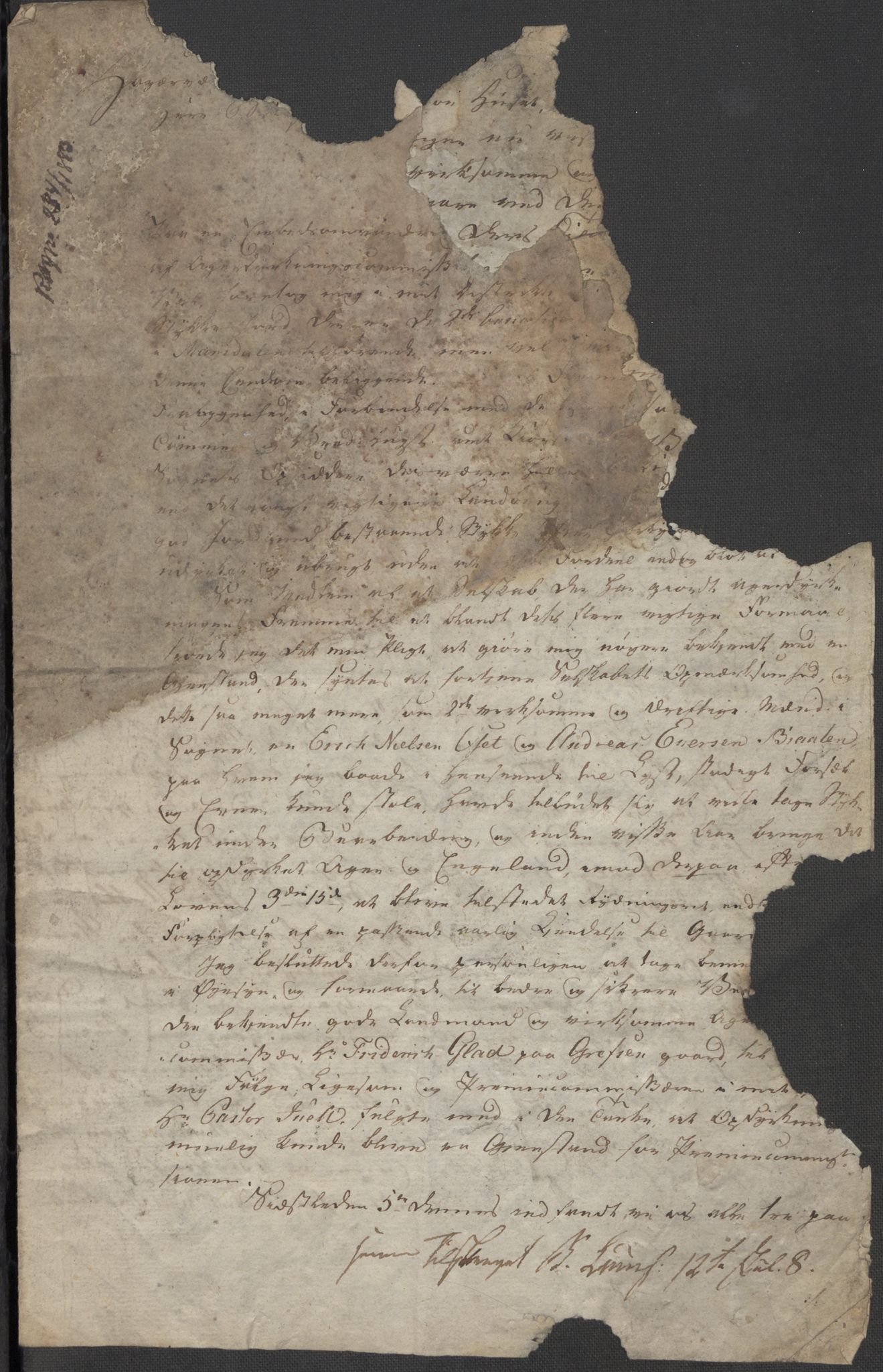 Riksarkivets diplomsamling, AV/RA-EA-5965/F15/L0010: Prestearkiv - Akershus og Hedmark, 1577-1821, p. 71