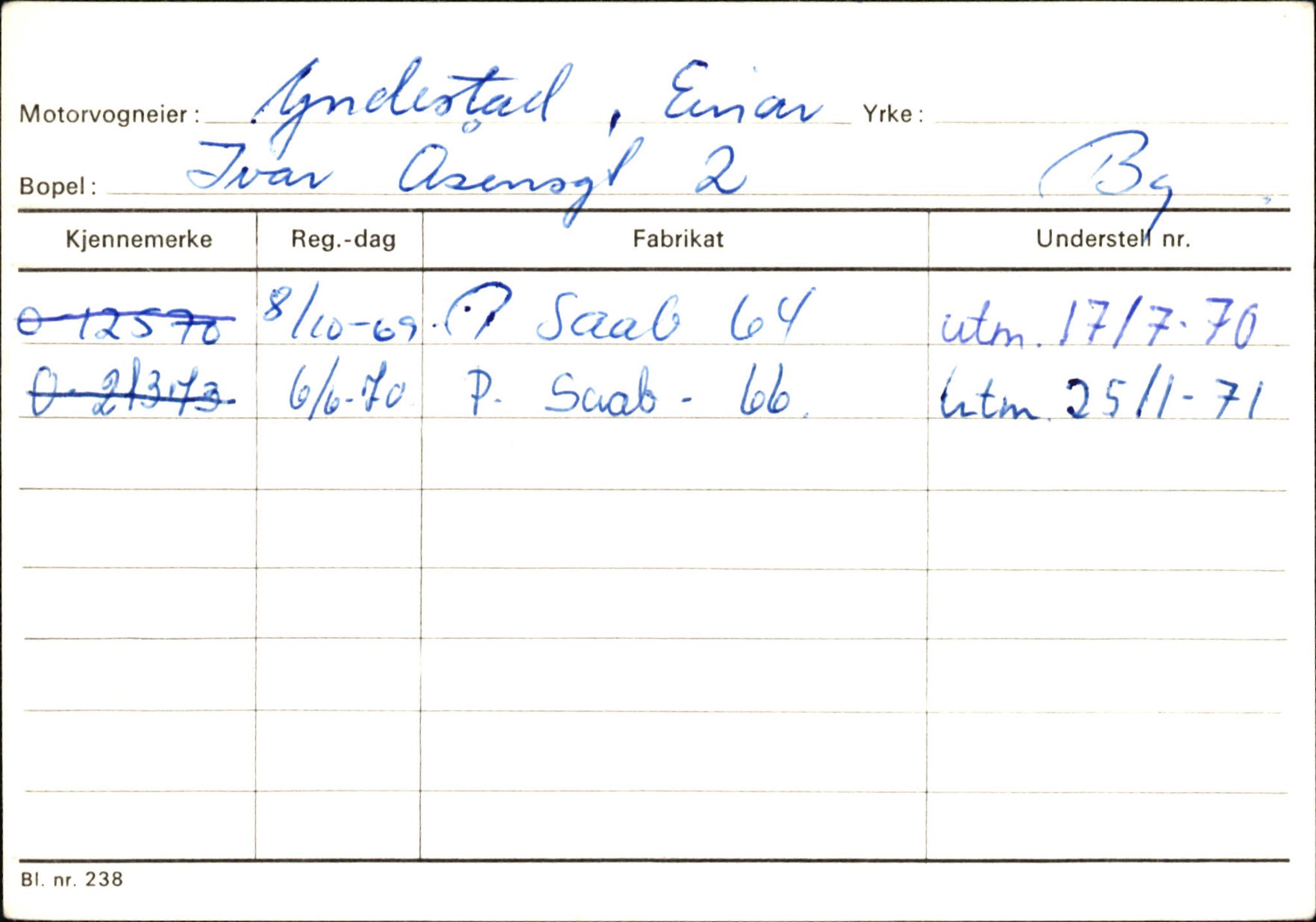 Statens vegvesen, Hordaland vegkontor, AV/SAB-A-5201/2/Hb/L0037: O-eierkort W-P, 1920-1971, p. 919