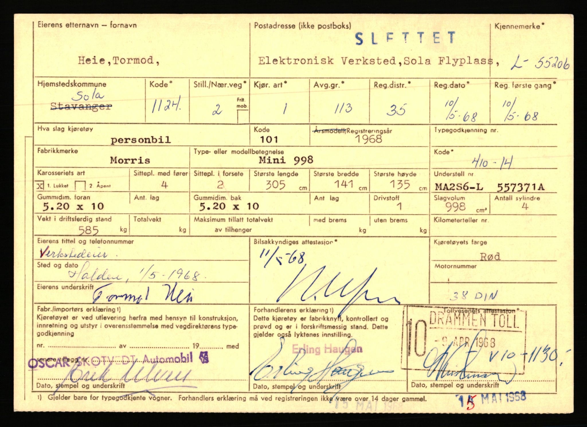 Stavanger trafikkstasjon, AV/SAST-A-101942/0/F/L0054: L-54200 - L-55699, 1930-1971, p. 2041