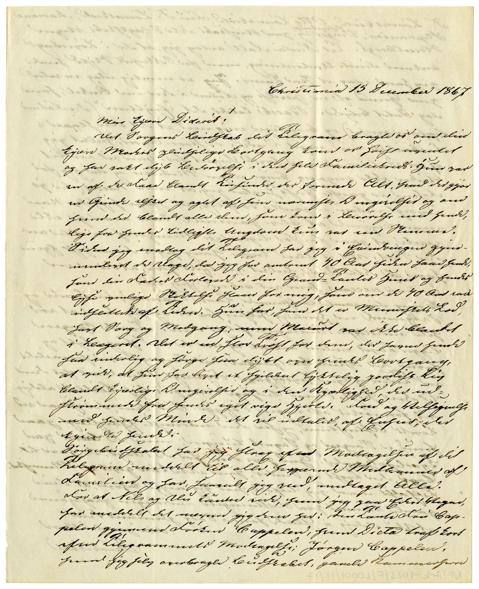 Diderik Maria Aalls brevsamling, NF/Ark-1023/F/L0001: D.M. Aalls brevsamling. A - B, 1738-1889, p. 116