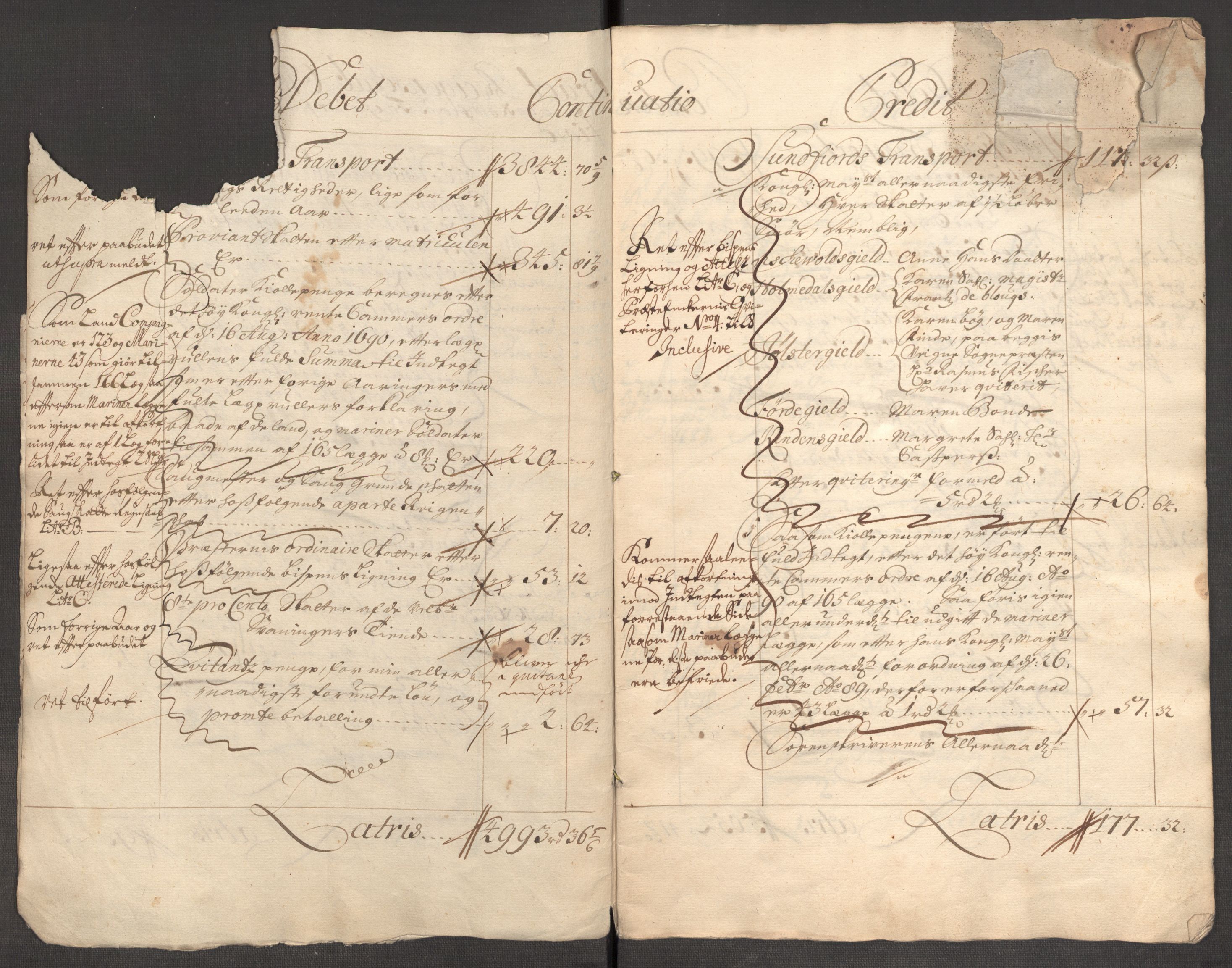 Rentekammeret inntil 1814, Reviderte regnskaper, Fogderegnskap, AV/RA-EA-4092/R53/L3428: Fogderegnskap Sunn- og Nordfjord, 1704, p. 5