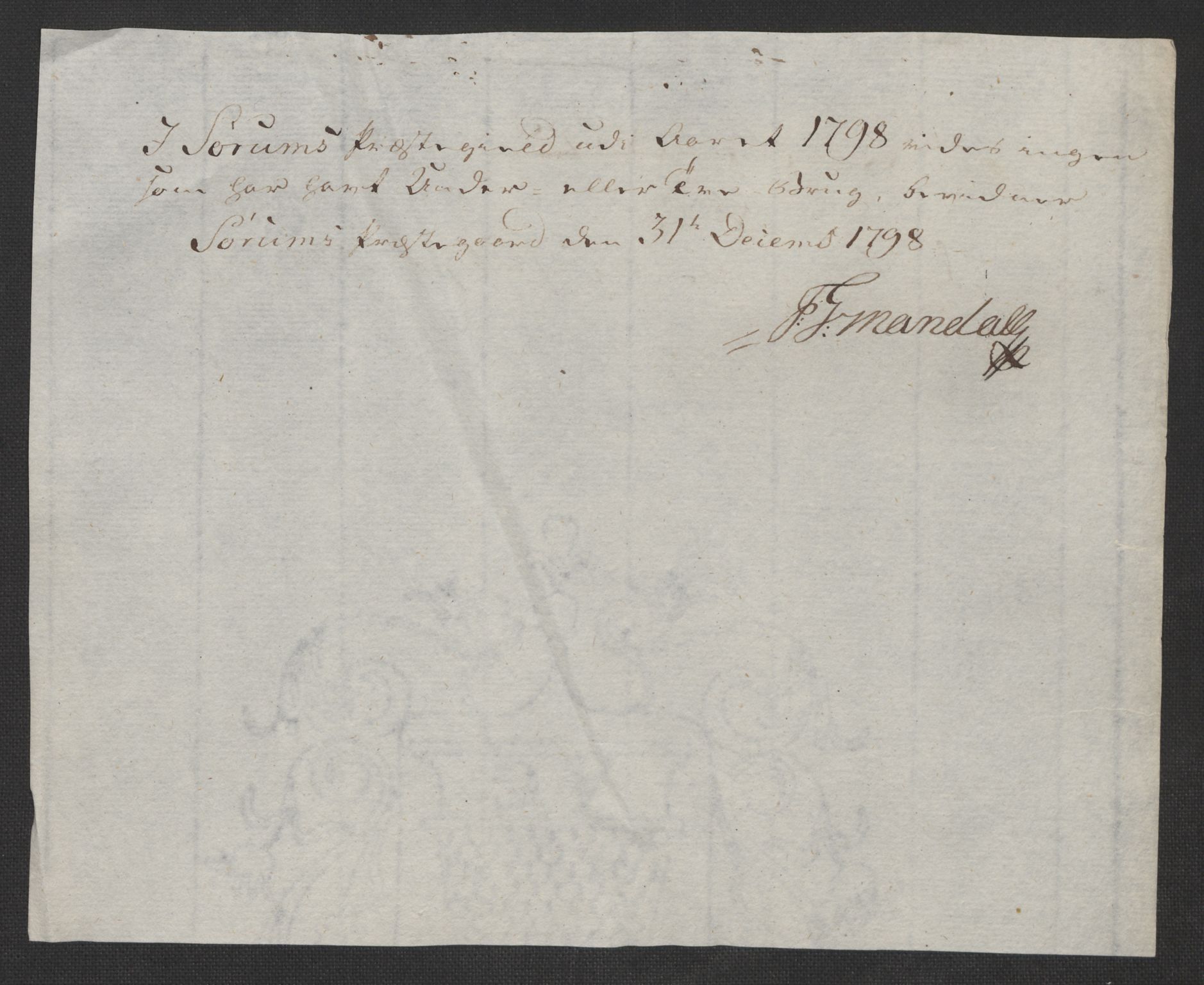 Rentekammeret inntil 1814, Reviderte regnskaper, Fogderegnskap, AV/RA-EA-4092/R11/L0674: Fogderegnskap Nedre Romerike, 1798, p. 132