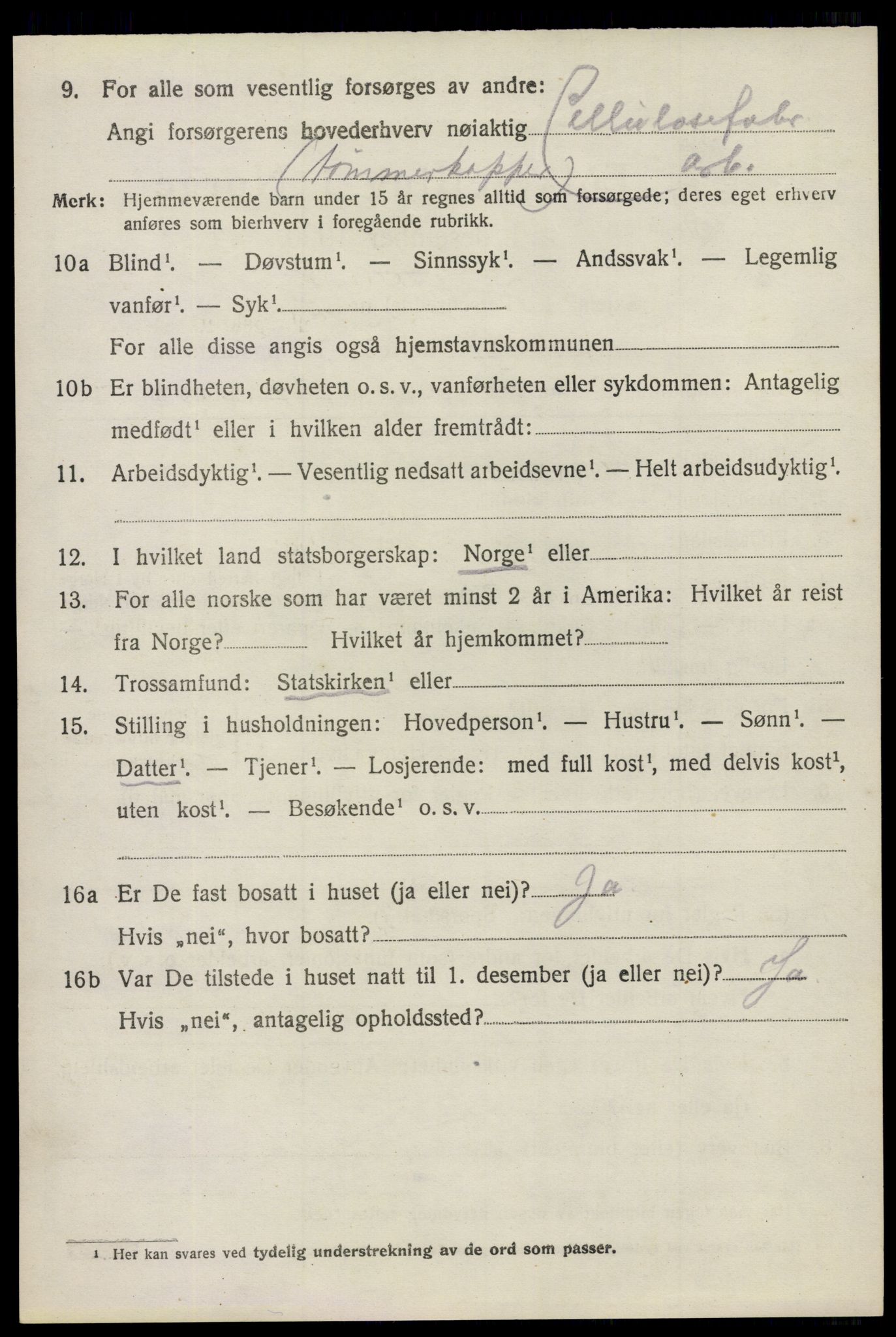 SAO, 1920 census for Rolvsøy, 1920, p. 3230