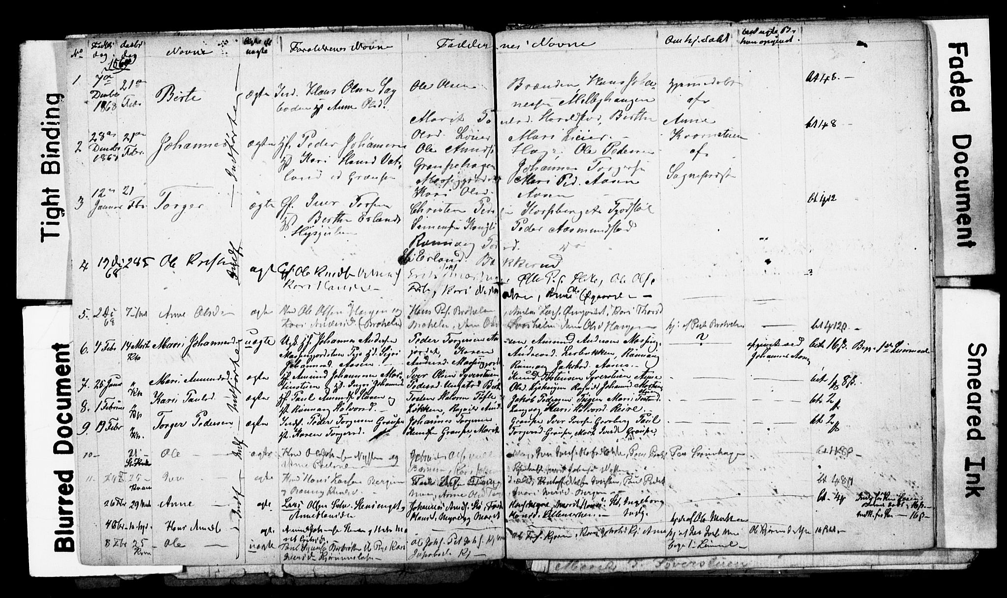 Nord-Fron prestekontor, SAH/PREST-080/H/Ha: Parish register draft no. -, 1865-1872