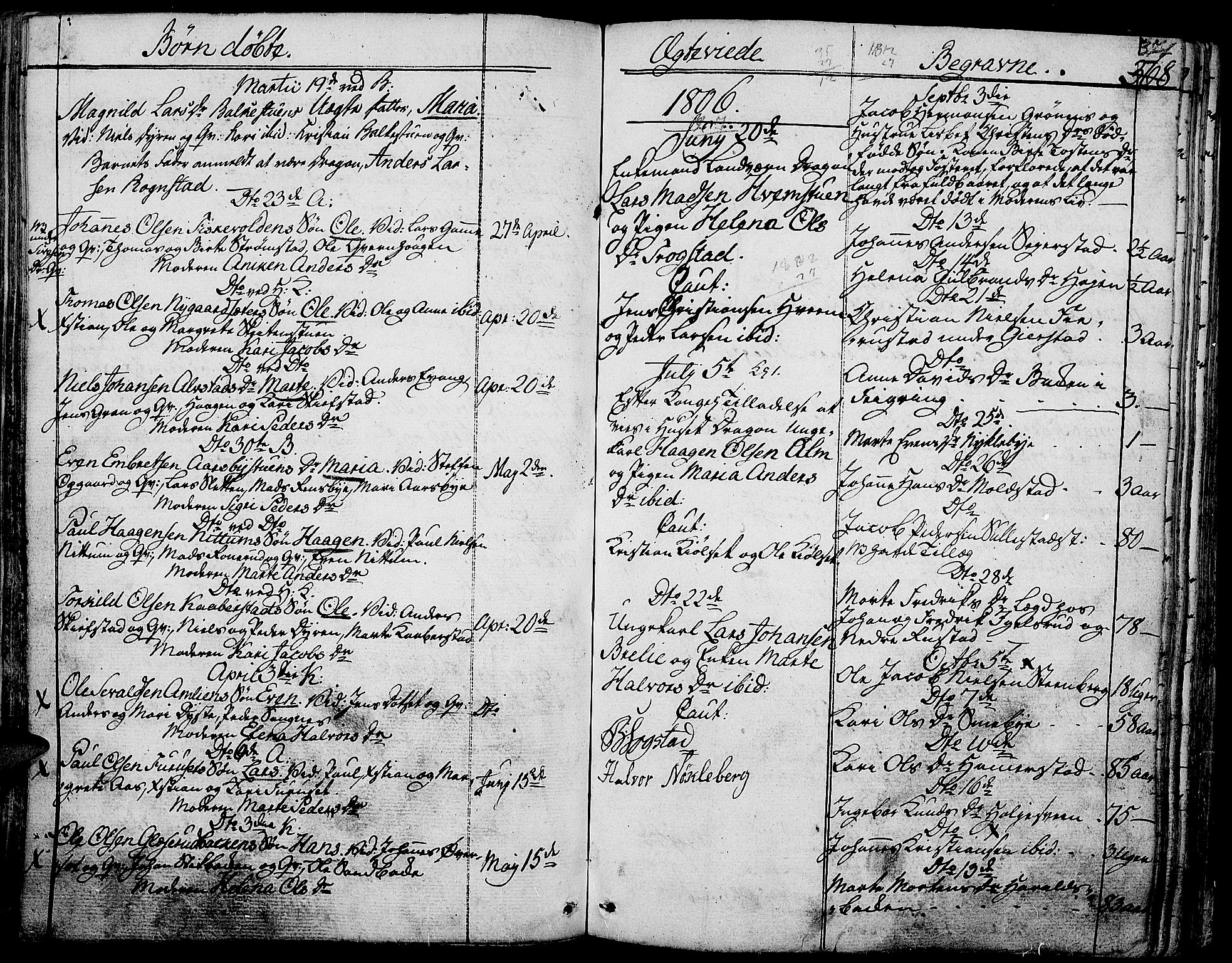 Toten prestekontor, AV/SAH-PREST-102/H/Ha/Haa/L0007: Parish register (official) no. 7, 1794-1809, p. 371