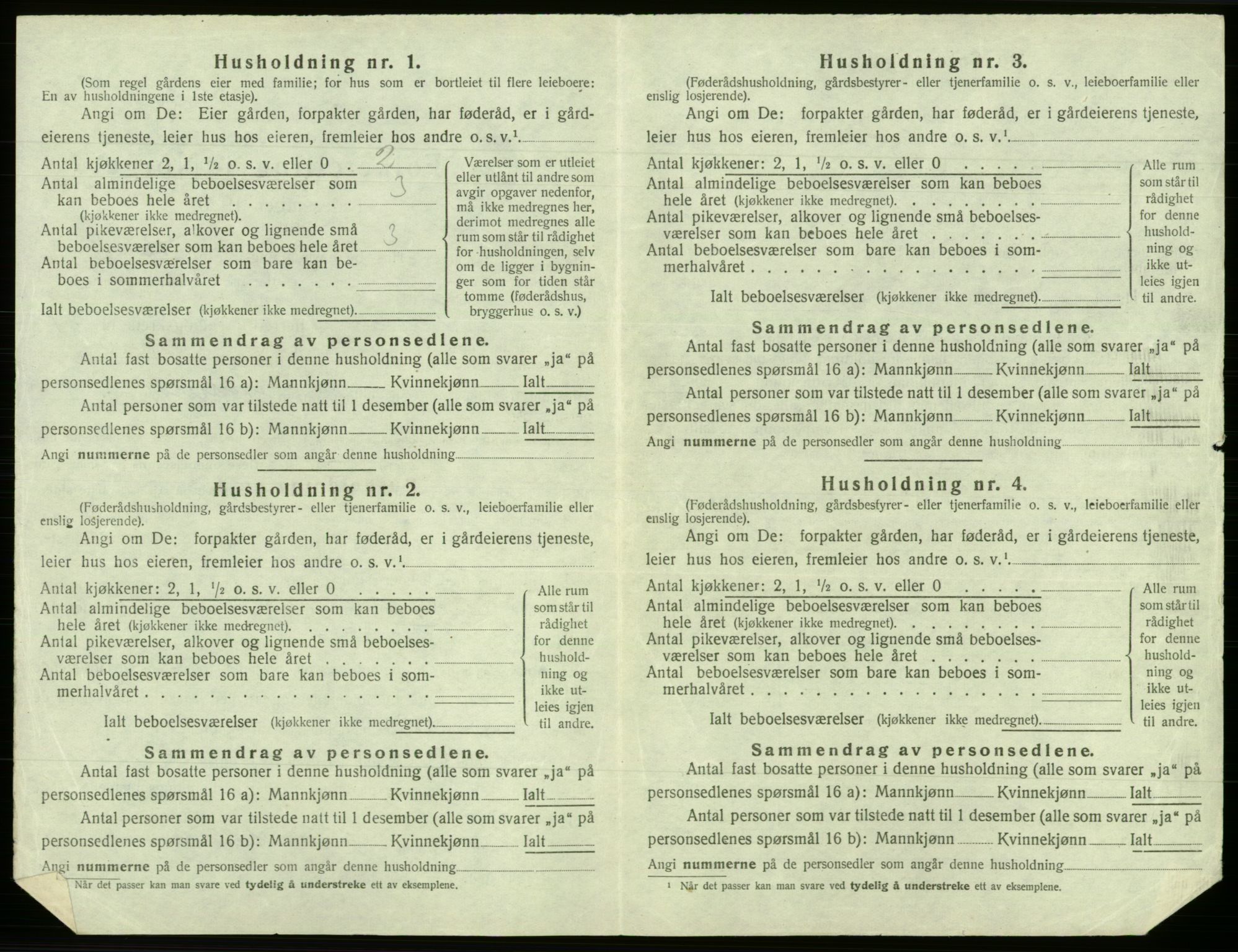 SAB, 1920 census for Fana, 1920, p. 2917