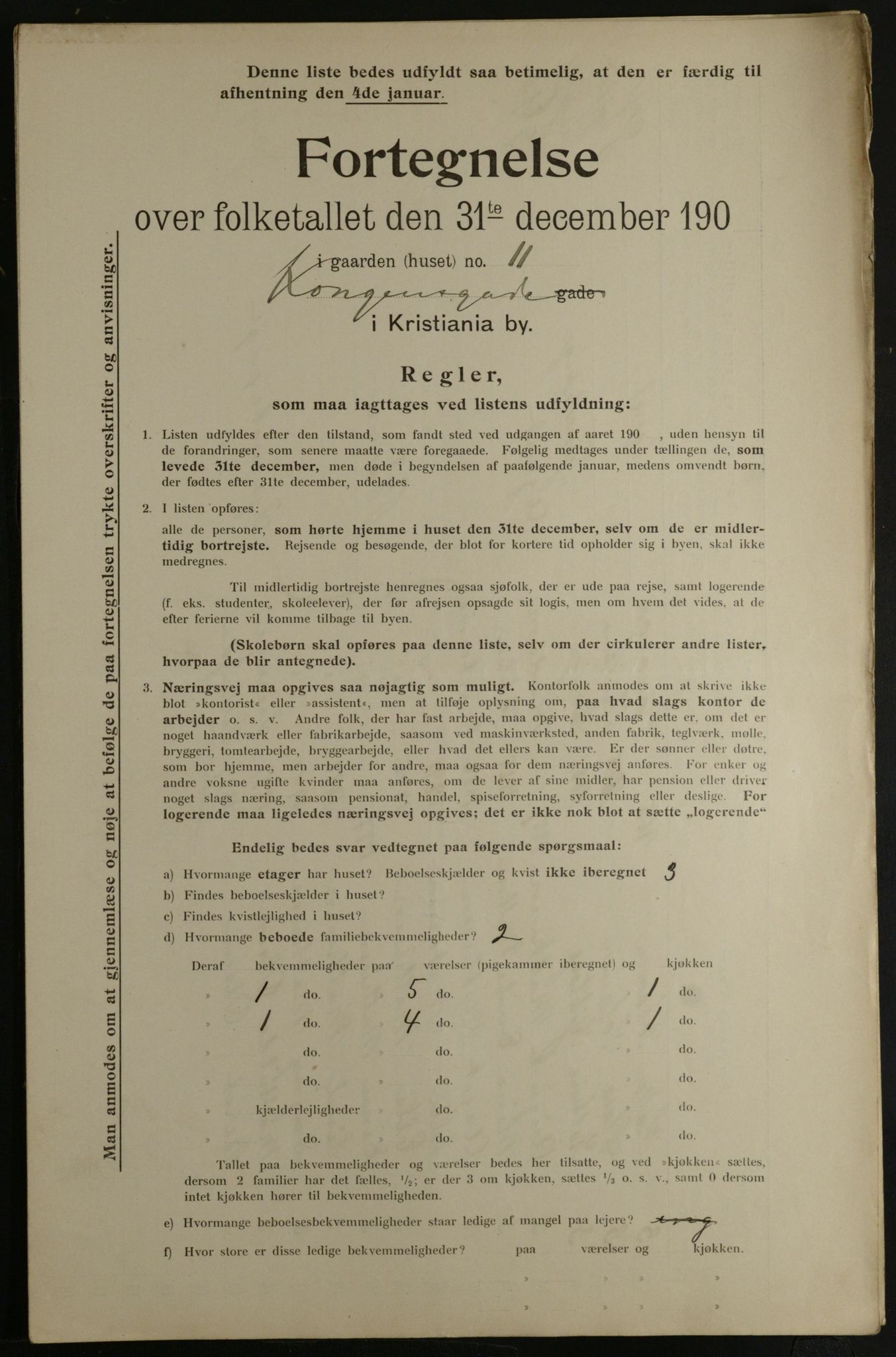 OBA, Municipal Census 1901 for Kristiania, 1901, p. 8149