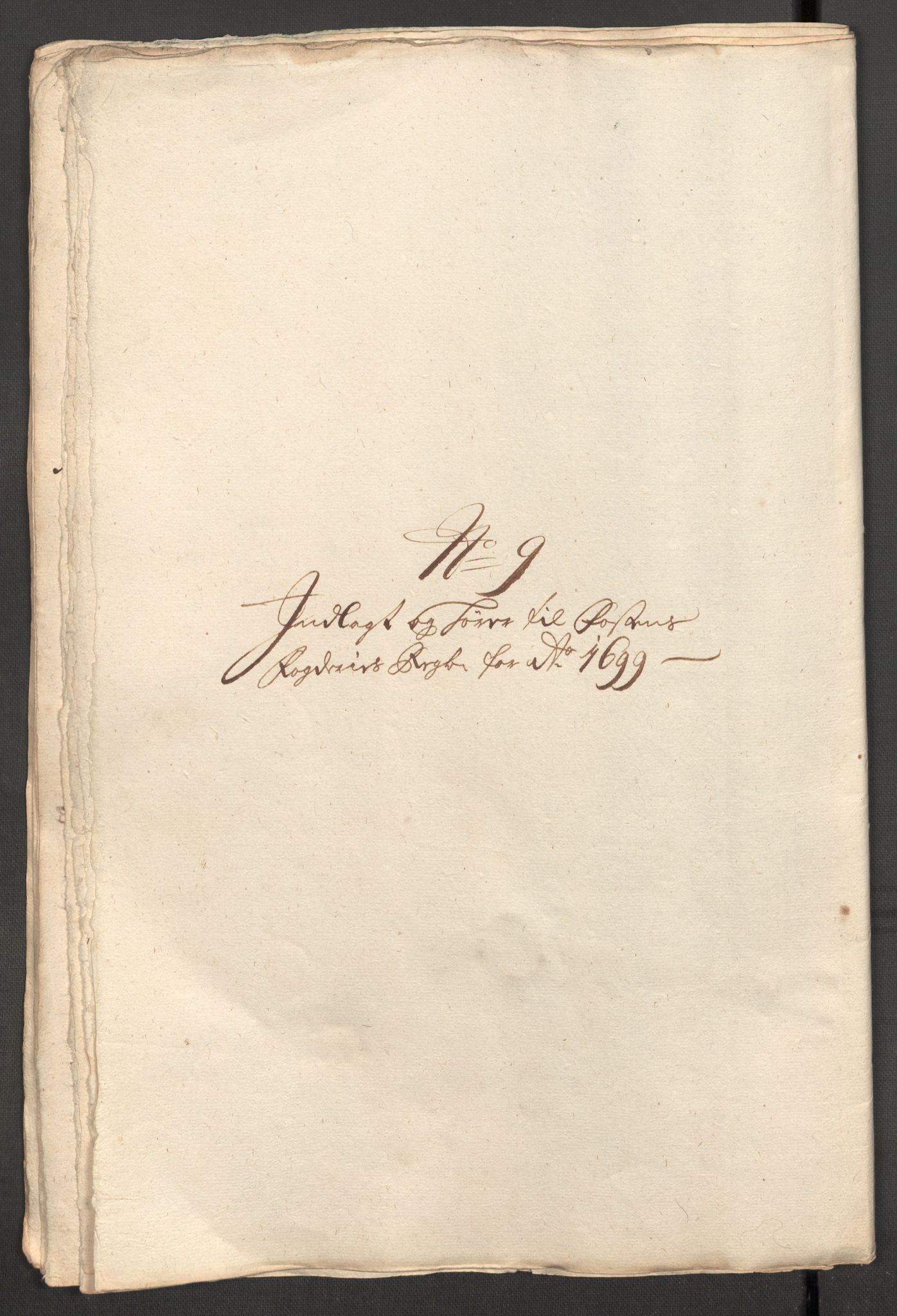 Rentekammeret inntil 1814, Reviderte regnskaper, Fogderegnskap, RA/EA-4092/R57/L3853: Fogderegnskap Fosen, 1698-1699, p. 331