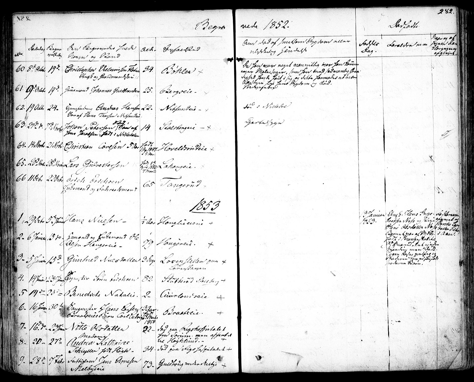 Skedsmo prestekontor Kirkebøker, SAO/A-10033a/F/Fa/L0009: Parish register (official) no. I 9, 1830-1853, p. 282