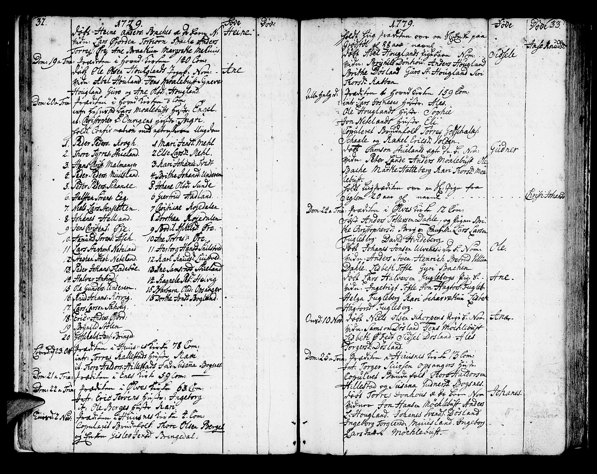 Kvinnherad sokneprestembete, SAB/A-76401/H/Haa: Parish register (official) no. A 4, 1778-1811, p. 32-33