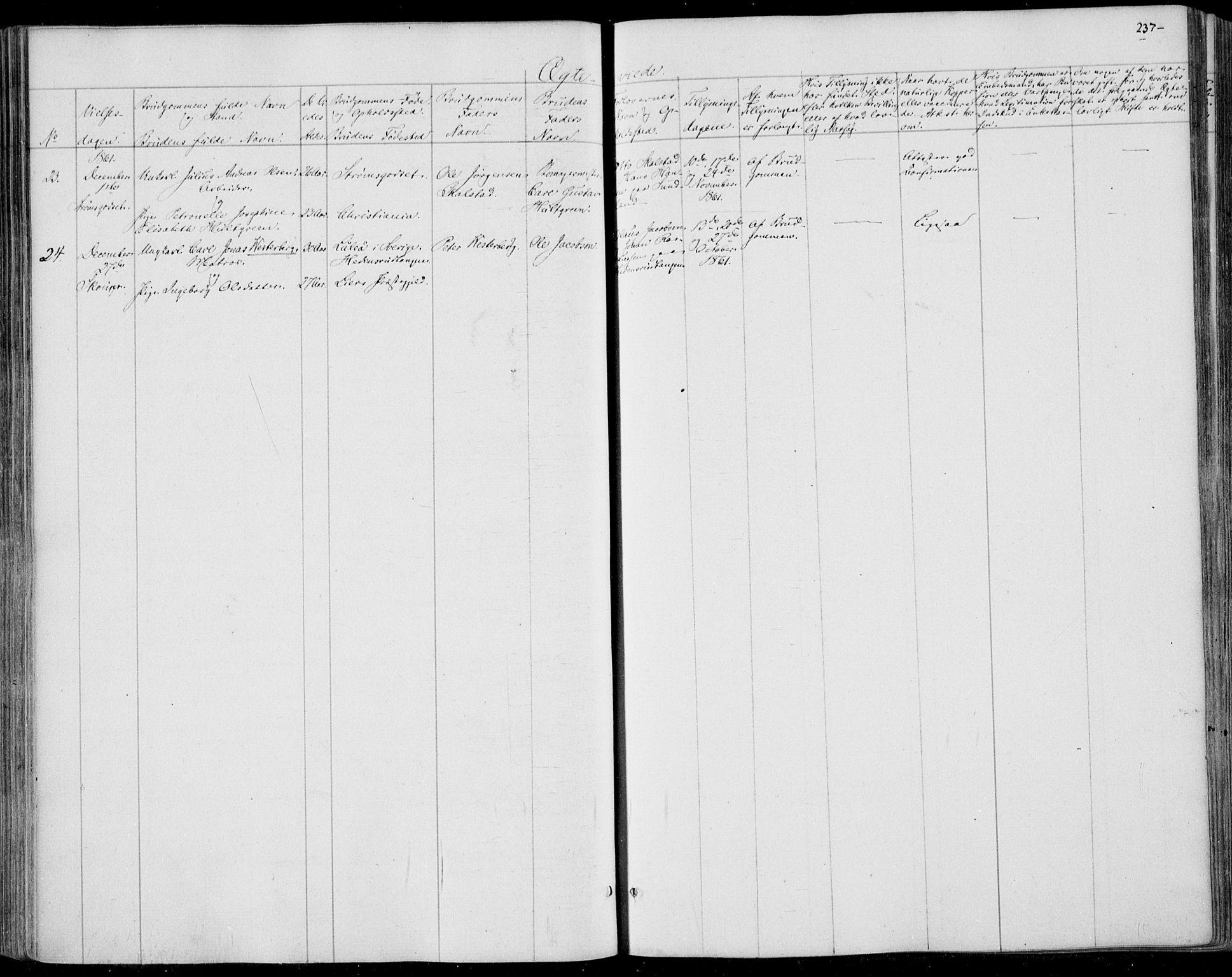 Skoger kirkebøker, AV/SAKO-A-59/F/Fa/L0003: Parish register (official) no. I 3, 1842-1861, p. 237