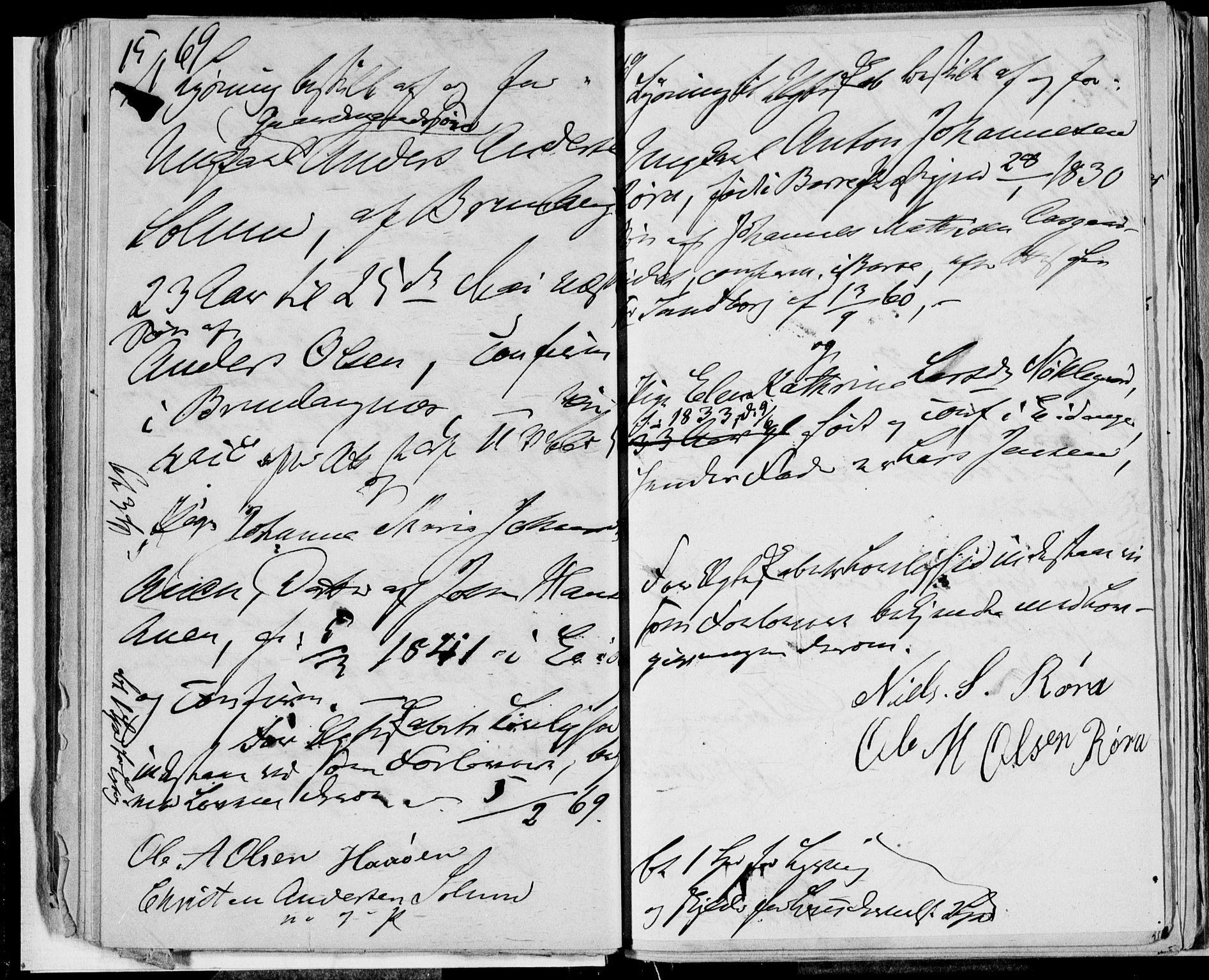 Eidanger kirkebøker, AV/SAKO-A-261/H/Ha/L0001: Banns register no. 1, 1863-1874