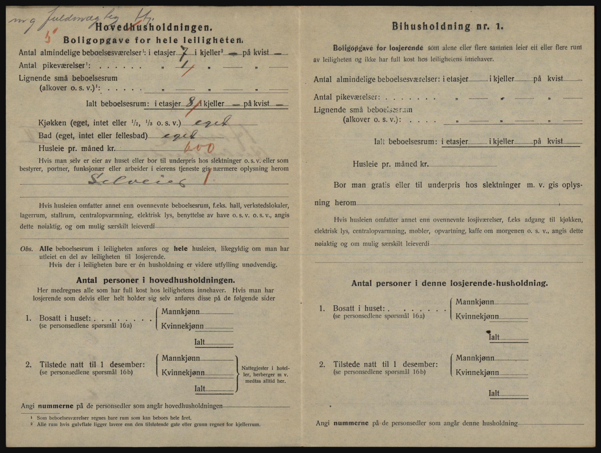 SATØ, 1920 census for Harstad, 1920, p. 1402