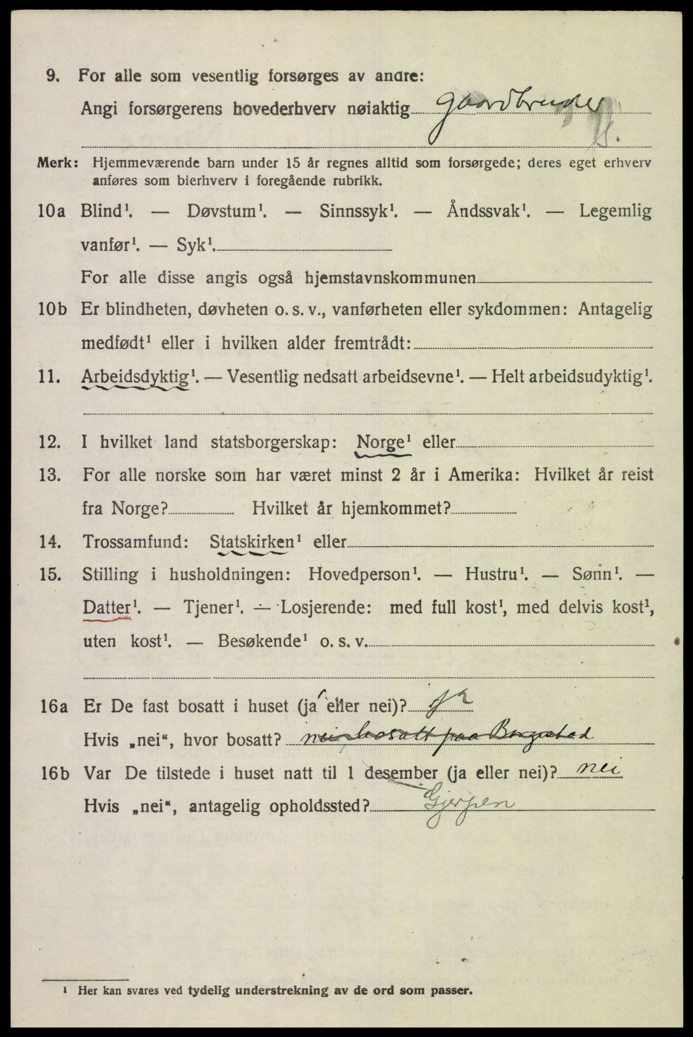 SAK, 1920 census for Halse og Harkmark, 1920, p. 4266