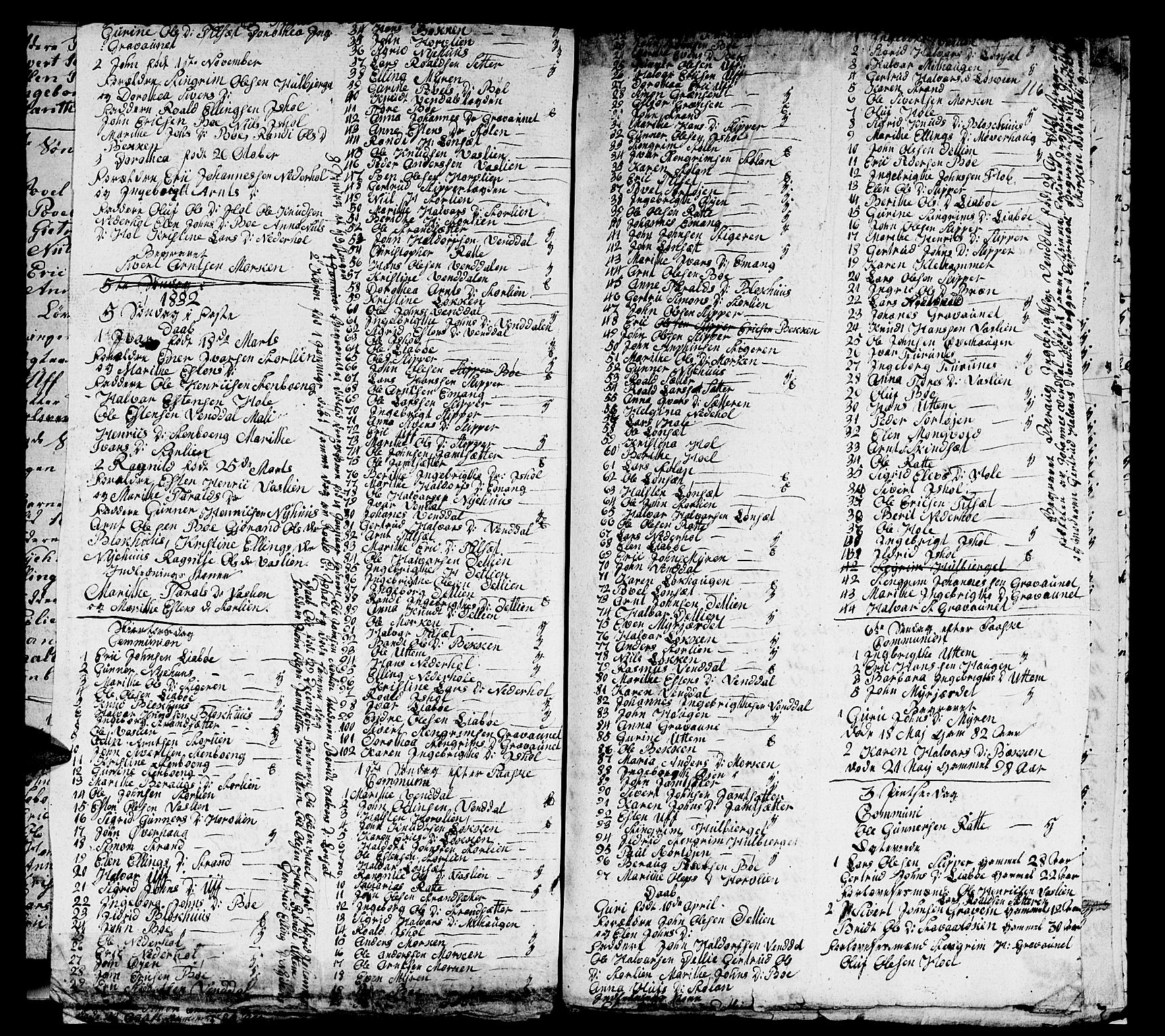 Ministerialprotokoller, klokkerbøker og fødselsregistre - Sør-Trøndelag, SAT/A-1456/679/L0921: Parish register (copy) no. 679C01, 1792-1840, p. 116