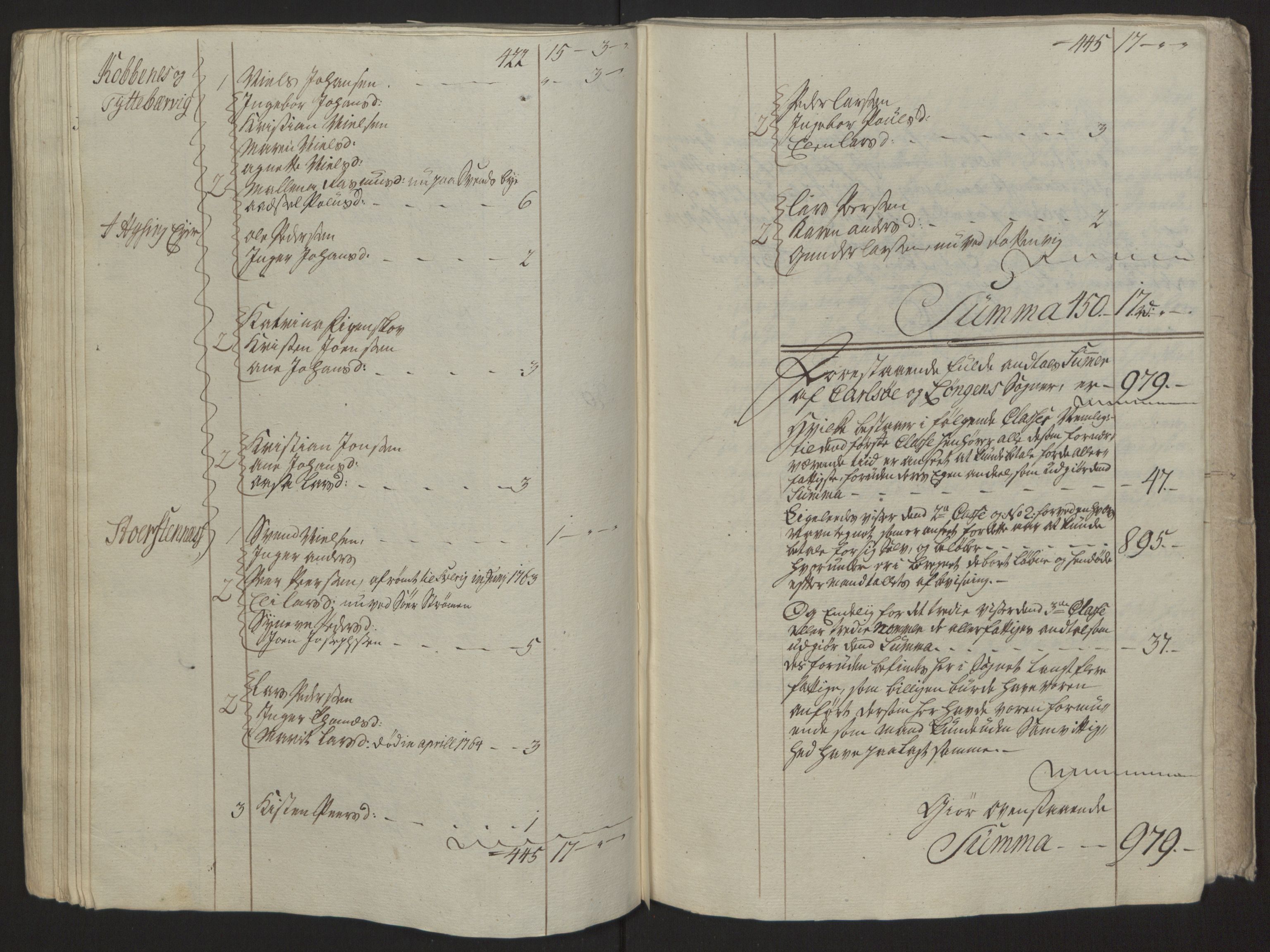 Rentekammeret inntil 1814, Reviderte regnskaper, Fogderegnskap, RA/EA-4092/R68/L4845: Ekstraskatten Senja og Troms, 1762-1765, p. 416