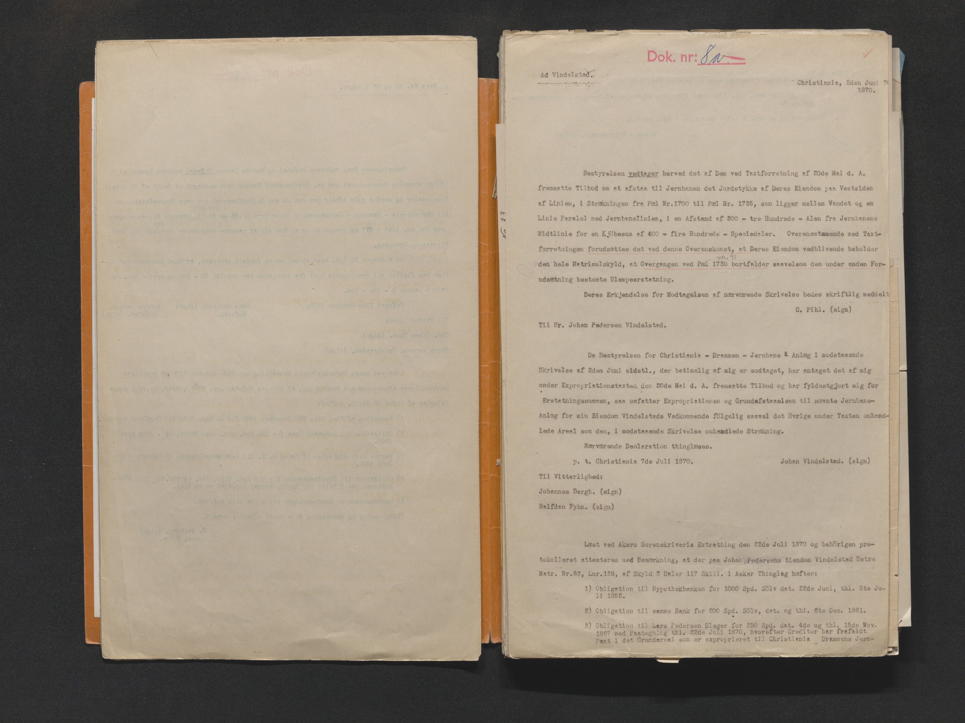 Norges Statsbaner Drammen distrikt (NSB), AV/SAKO-A-30/F/Fe/Fee/L0001: Planoverganger og underganger Drammenbanen, Randsfjordbanen, Numedalsbanen og Sørlandsbanen, 1871-1989, p. 9
