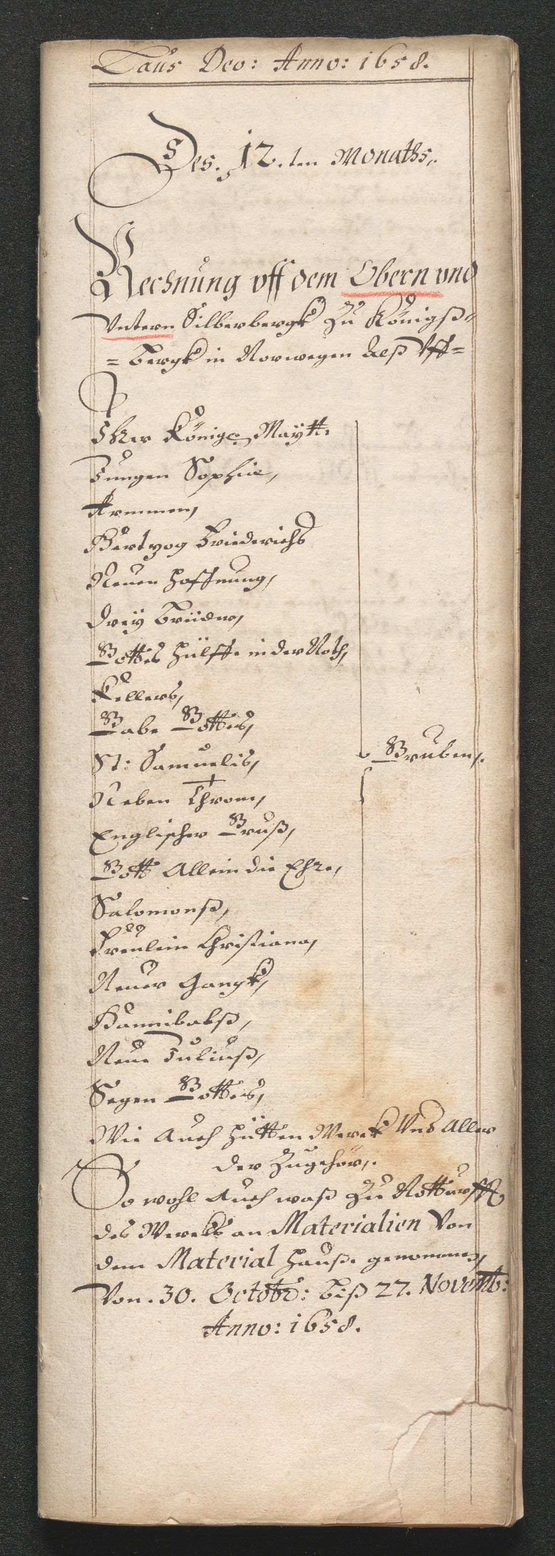 Kongsberg Sølvverk 1623-1816, SAKO/EA-3135/001/D/Dc/Dcd/L0033: Utgiftsregnskap for gruver m.m. , 1658, p. 602