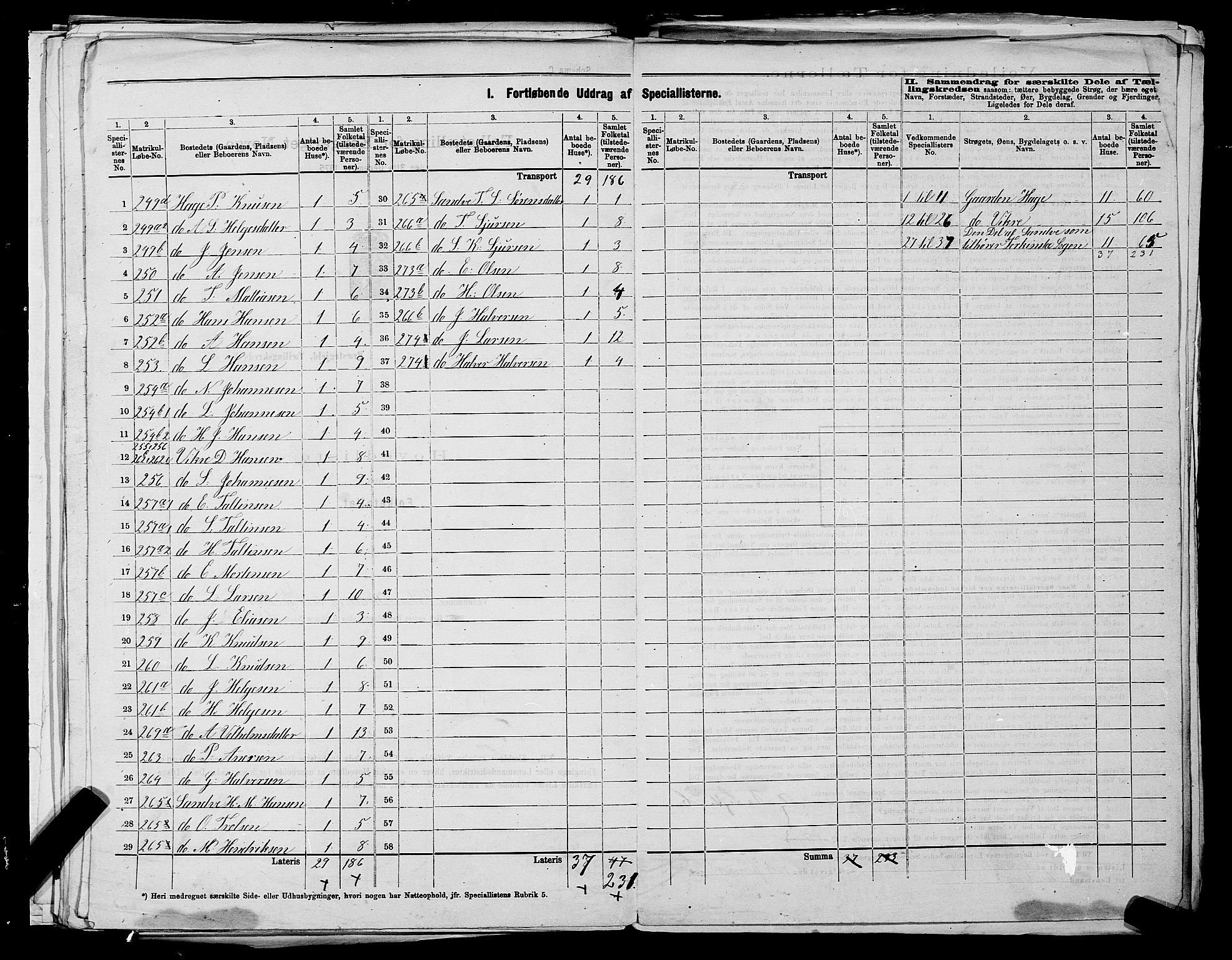 SAST, 1875 census for 1150L Skudenes/Falnes, Åkra og Ferkingstad, 1875, p. 29