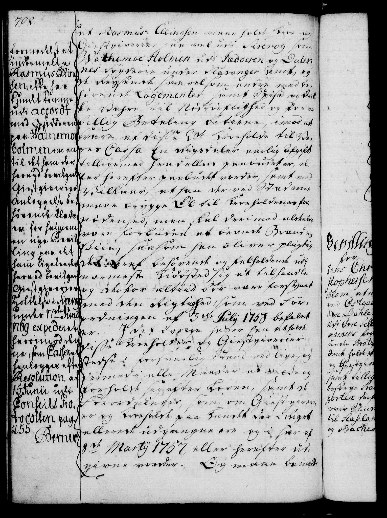 Rentekammeret, Kammerkanselliet, AV/RA-EA-3111/G/Gg/Gga/L0007: Norsk ekspedisjonsprotokoll med register (merket RK 53.7), 1759-1768, p. 792