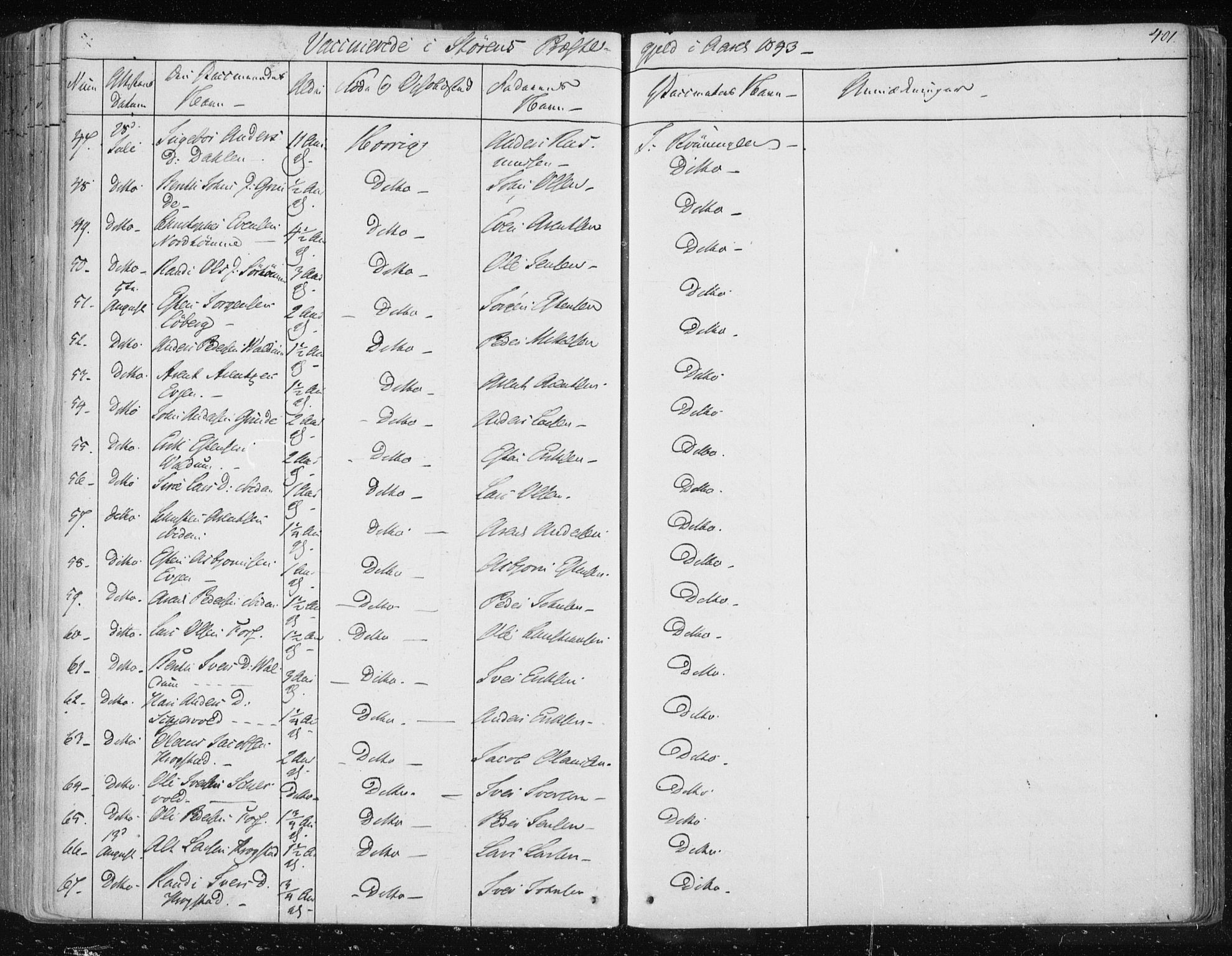 Ministerialprotokoller, klokkerbøker og fødselsregistre - Sør-Trøndelag, AV/SAT-A-1456/687/L0997: Parish register (official) no. 687A05 /1, 1843-1848, p. 401