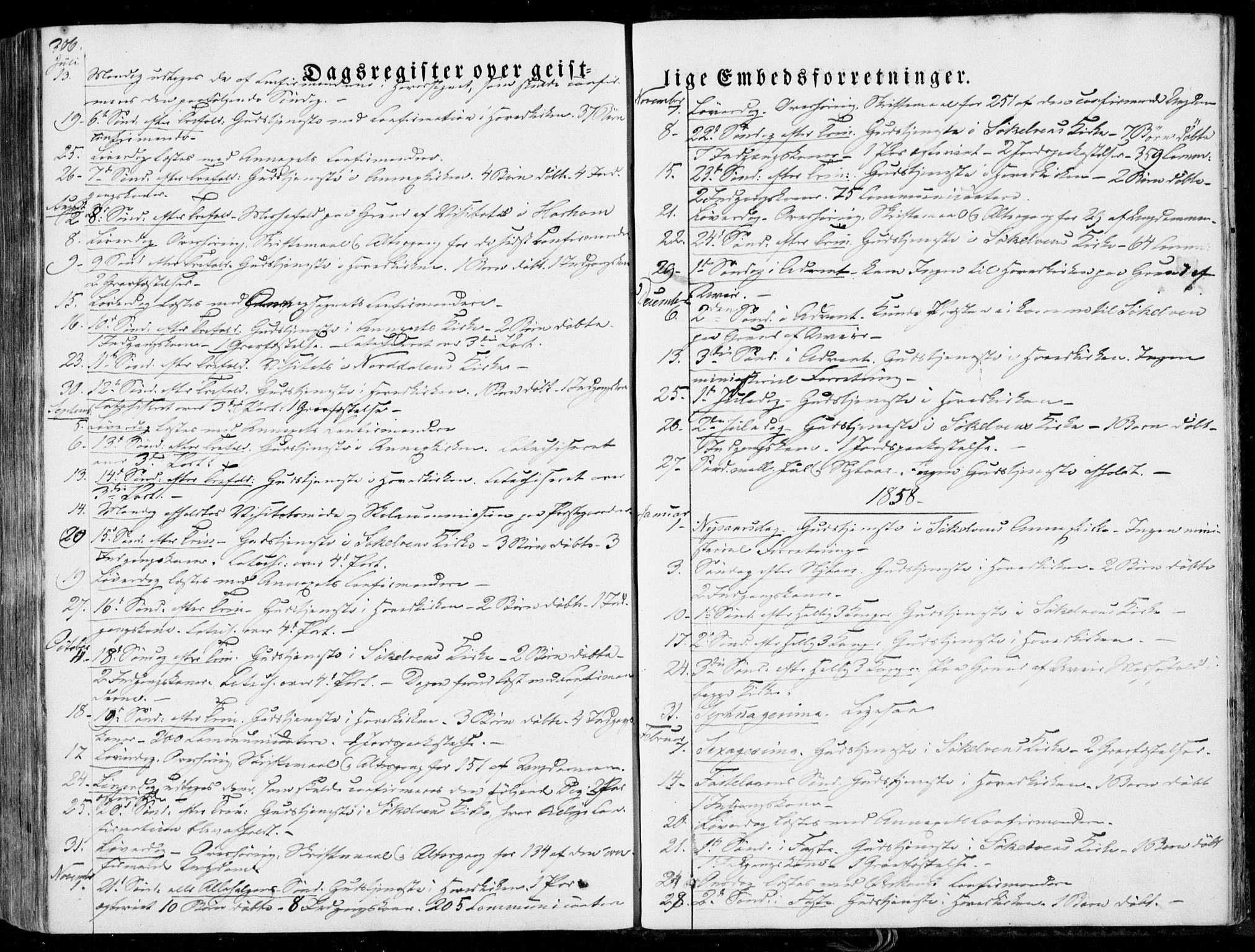 Ministerialprotokoller, klokkerbøker og fødselsregistre - Møre og Romsdal, SAT/A-1454/522/L0313: Parish register (official) no. 522A08, 1852-1862, p. 306