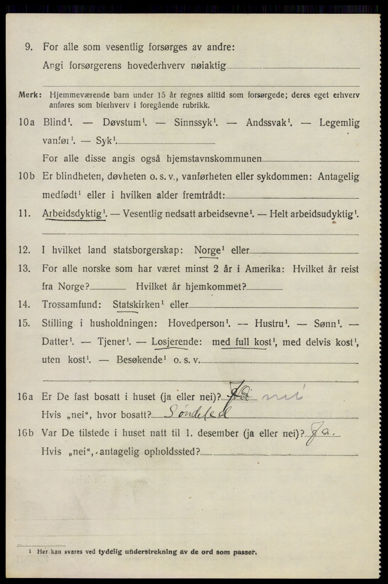 SAO, 1920 census for Nesodden, 1920, p. 5474