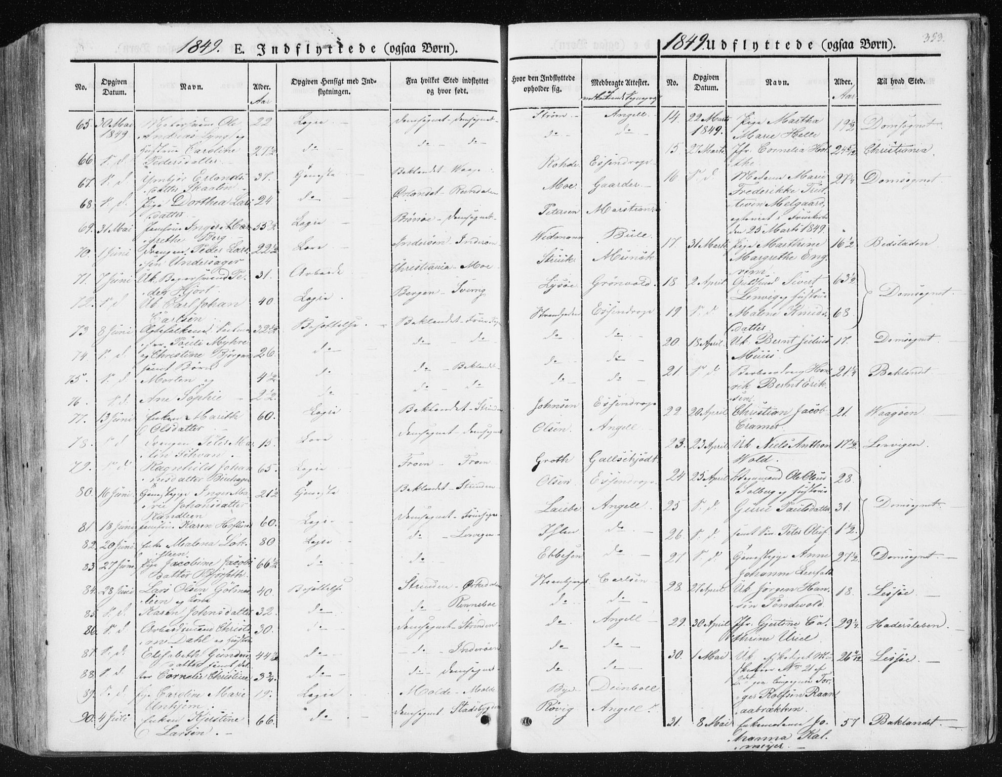 Ministerialprotokoller, klokkerbøker og fødselsregistre - Sør-Trøndelag, AV/SAT-A-1456/602/L0110: Parish register (official) no. 602A08, 1840-1854, p. 353