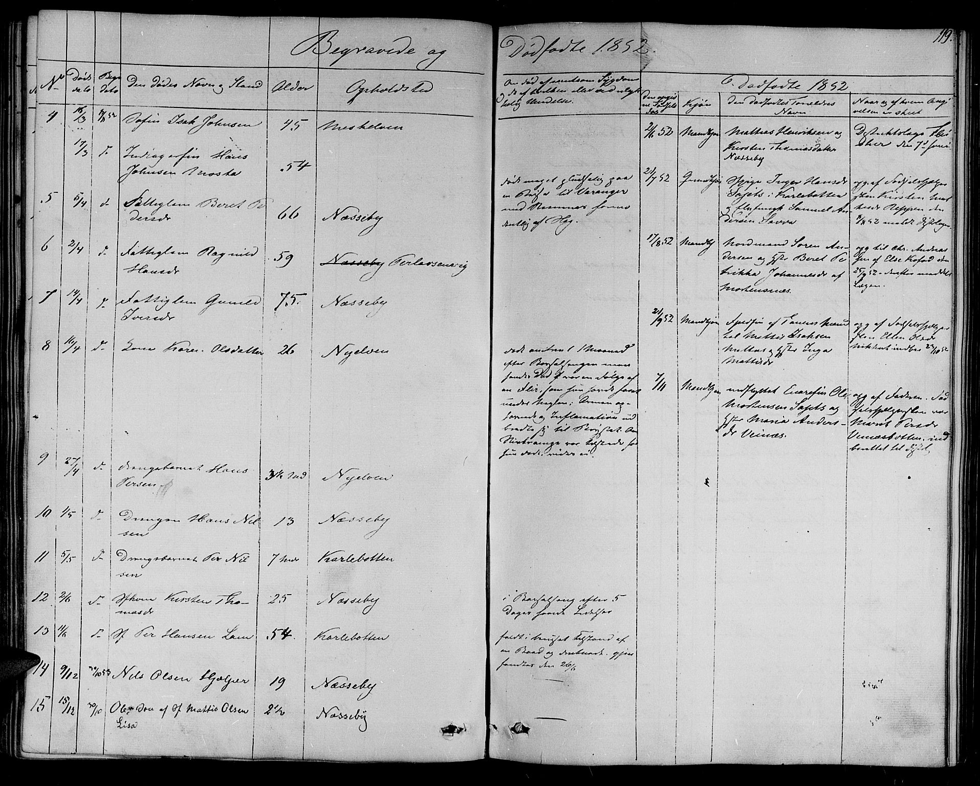 Nesseby sokneprestkontor, SATØ/S-1330/H/Ha/L0001kirke: Parish register (official) no. 1, 1838-1855, p. 119