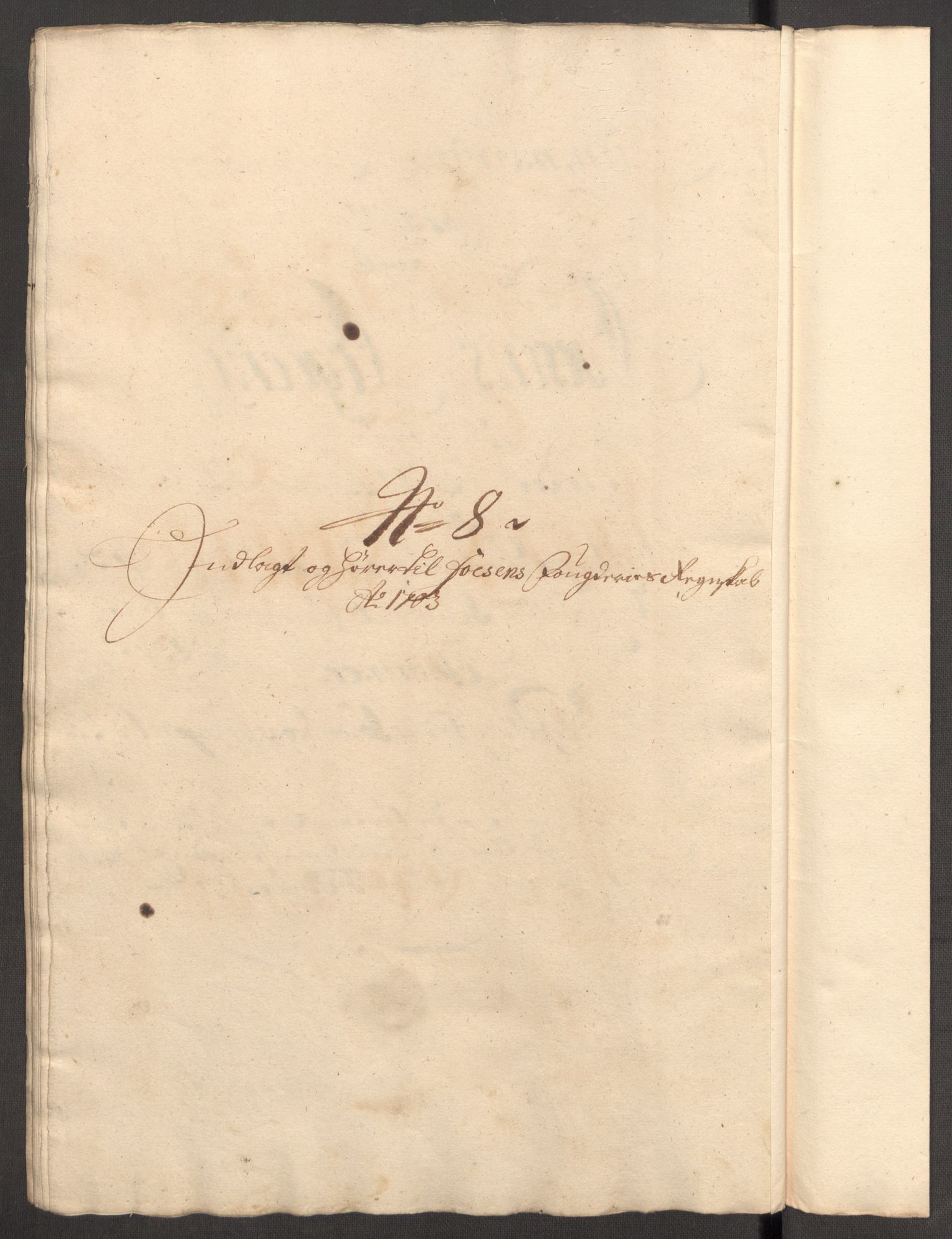 Rentekammeret inntil 1814, Reviderte regnskaper, Fogderegnskap, RA/EA-4092/R57/L3855: Fogderegnskap Fosen, 1702-1703, p. 324