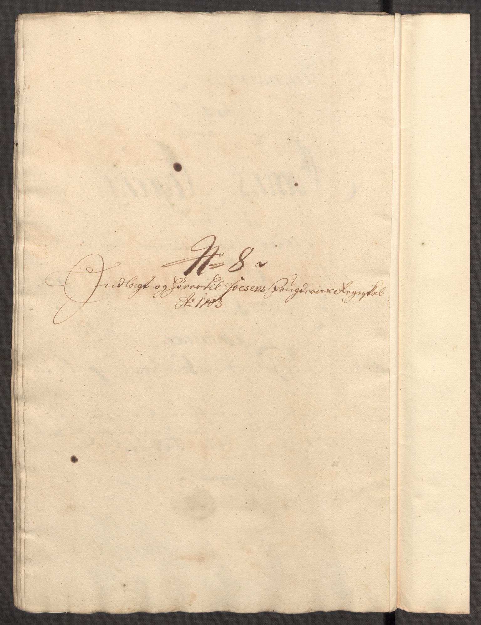 Rentekammeret inntil 1814, Reviderte regnskaper, Fogderegnskap, AV/RA-EA-4092/R57/L3855: Fogderegnskap Fosen, 1702-1703, p. 324
