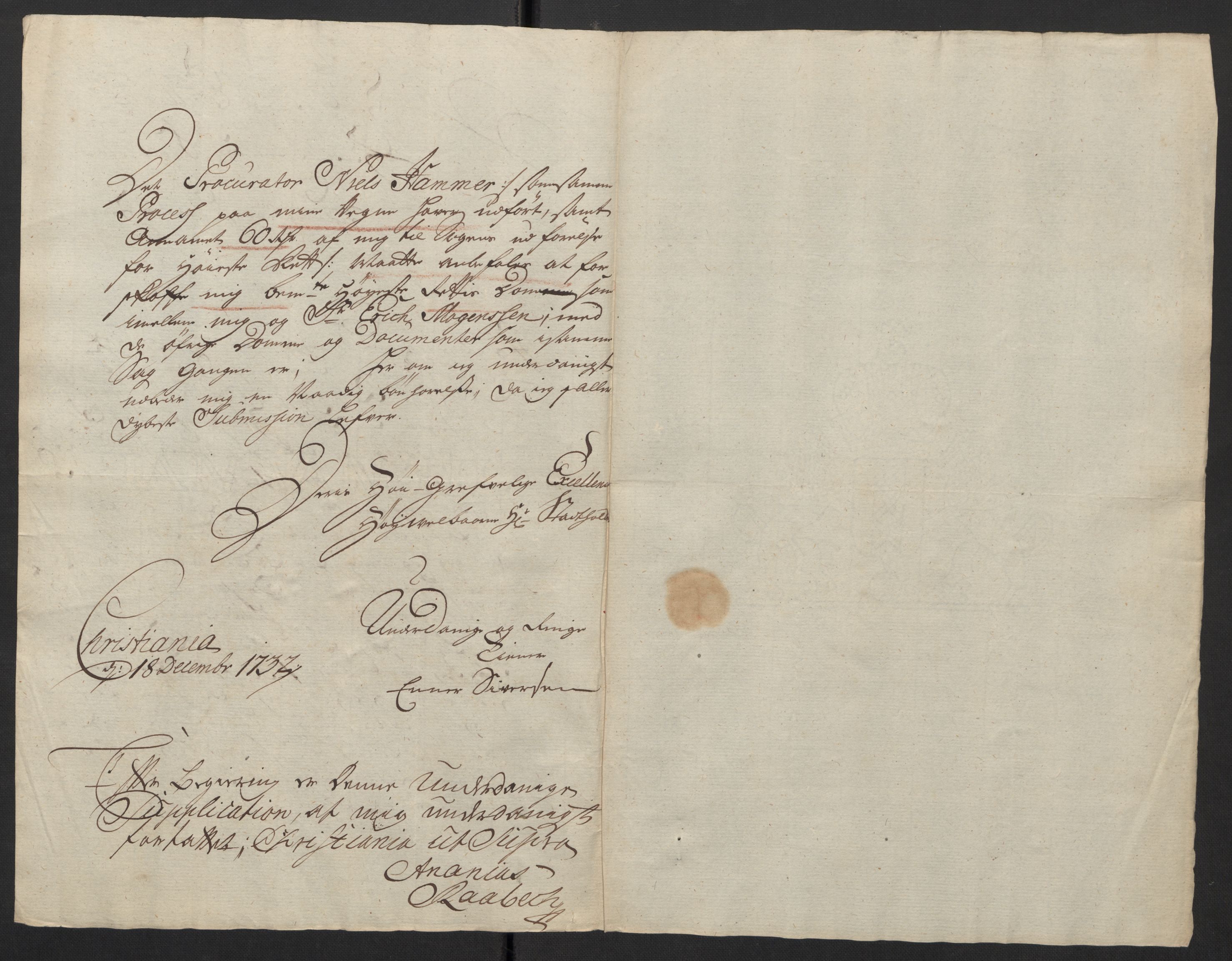 Stattholderembetet 1572-1771, AV/RA-EA-2870/Ef/L0106: Brev fra embetsmenn og andre, 1730-1732, p. 395