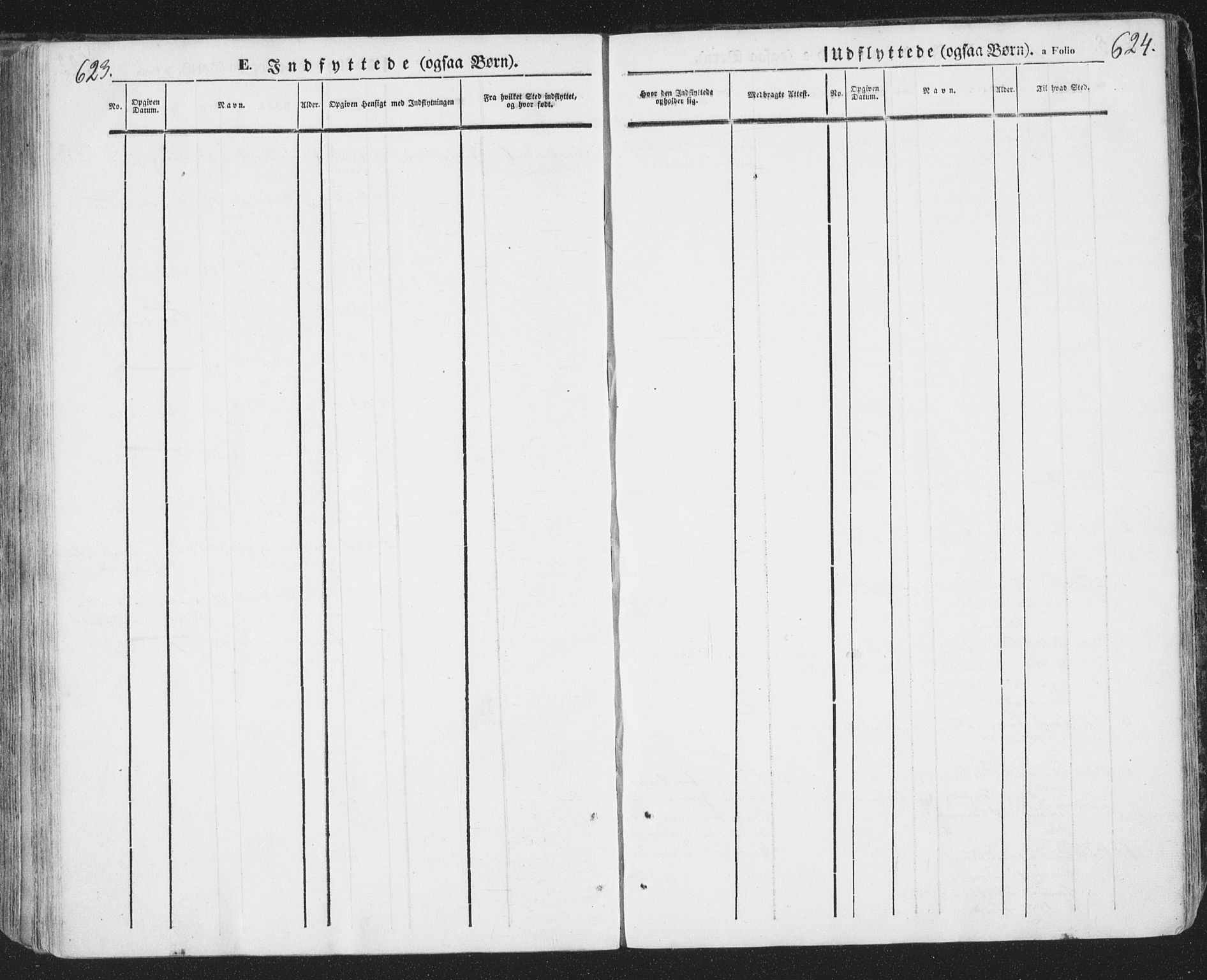 Ministerialprotokoller, klokkerbøker og fødselsregistre - Nordland, AV/SAT-A-1459/874/L1072: Parish register (copy) no. 874C01, 1843-1859, p. 623-624