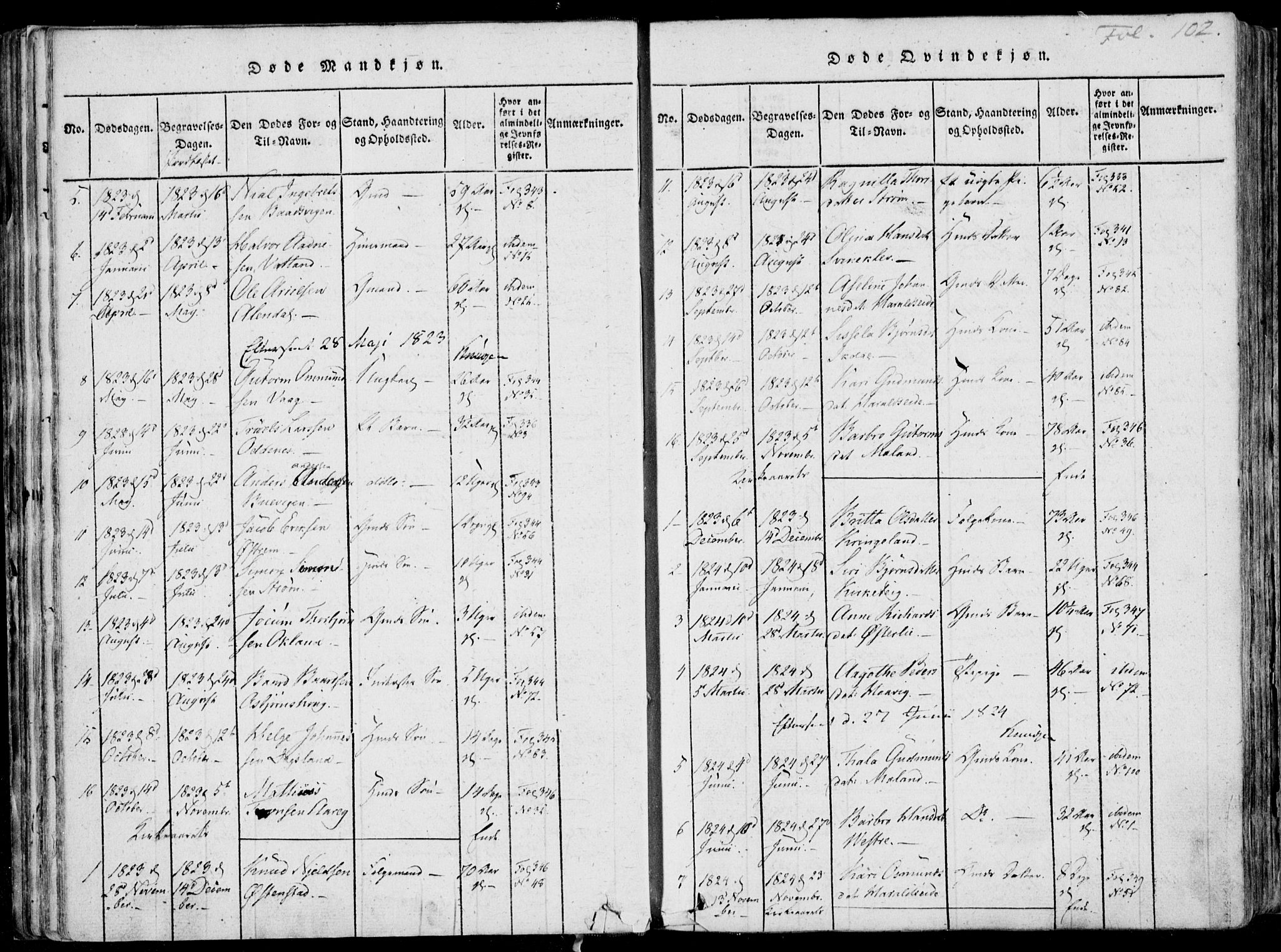 Skjold sokneprestkontor, AV/SAST-A-101847/H/Ha/Haa/L0003: Parish register (official) no. A 3, 1815-1835, p. 102