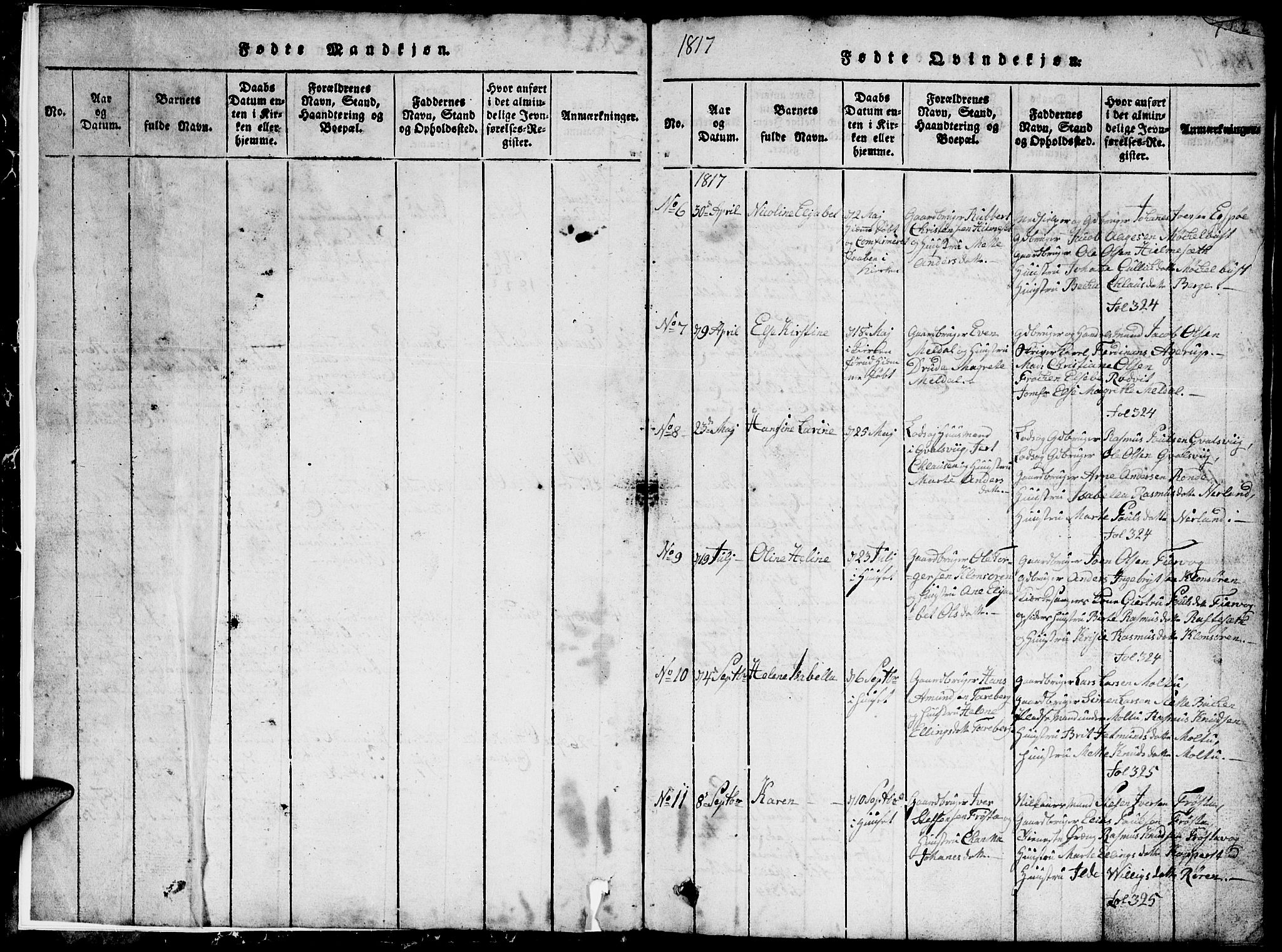 Ministerialprotokoller, klokkerbøker og fødselsregistre - Møre og Romsdal, AV/SAT-A-1454/507/L0078: Parish register (copy) no. 507C01, 1816-1840, p. 2