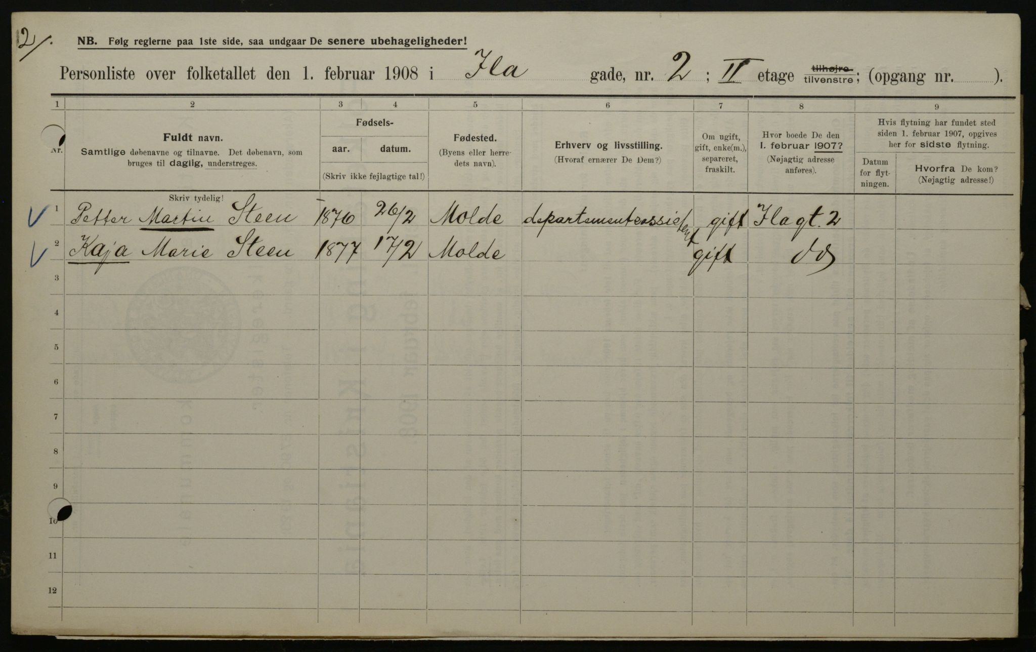 OBA, Municipal Census 1908 for Kristiania, 1908, p. 38804