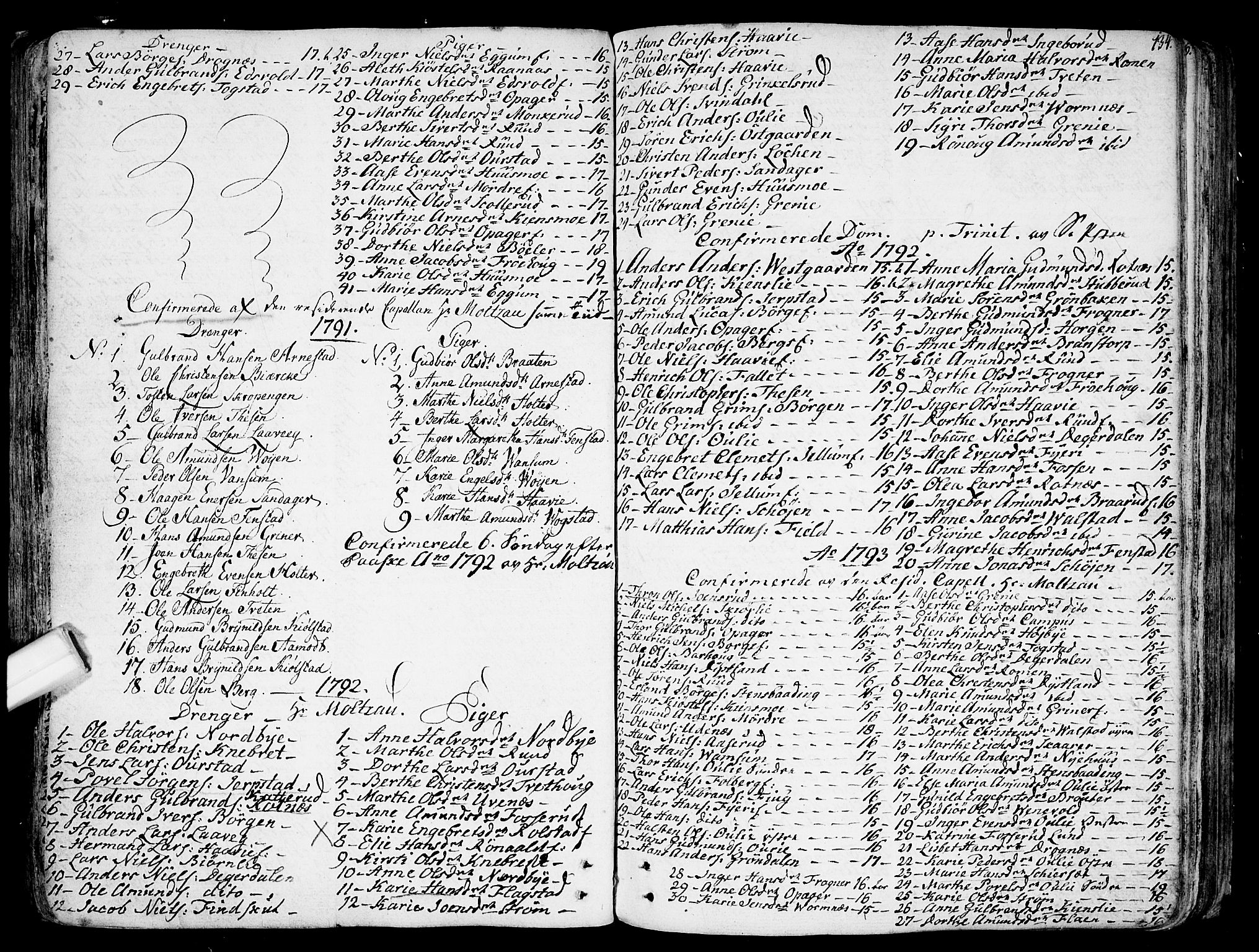 Nes prestekontor Kirkebøker, SAO/A-10410/F/Fa/L0004: Parish register (official) no. I 4, 1781-1816, p. 134
