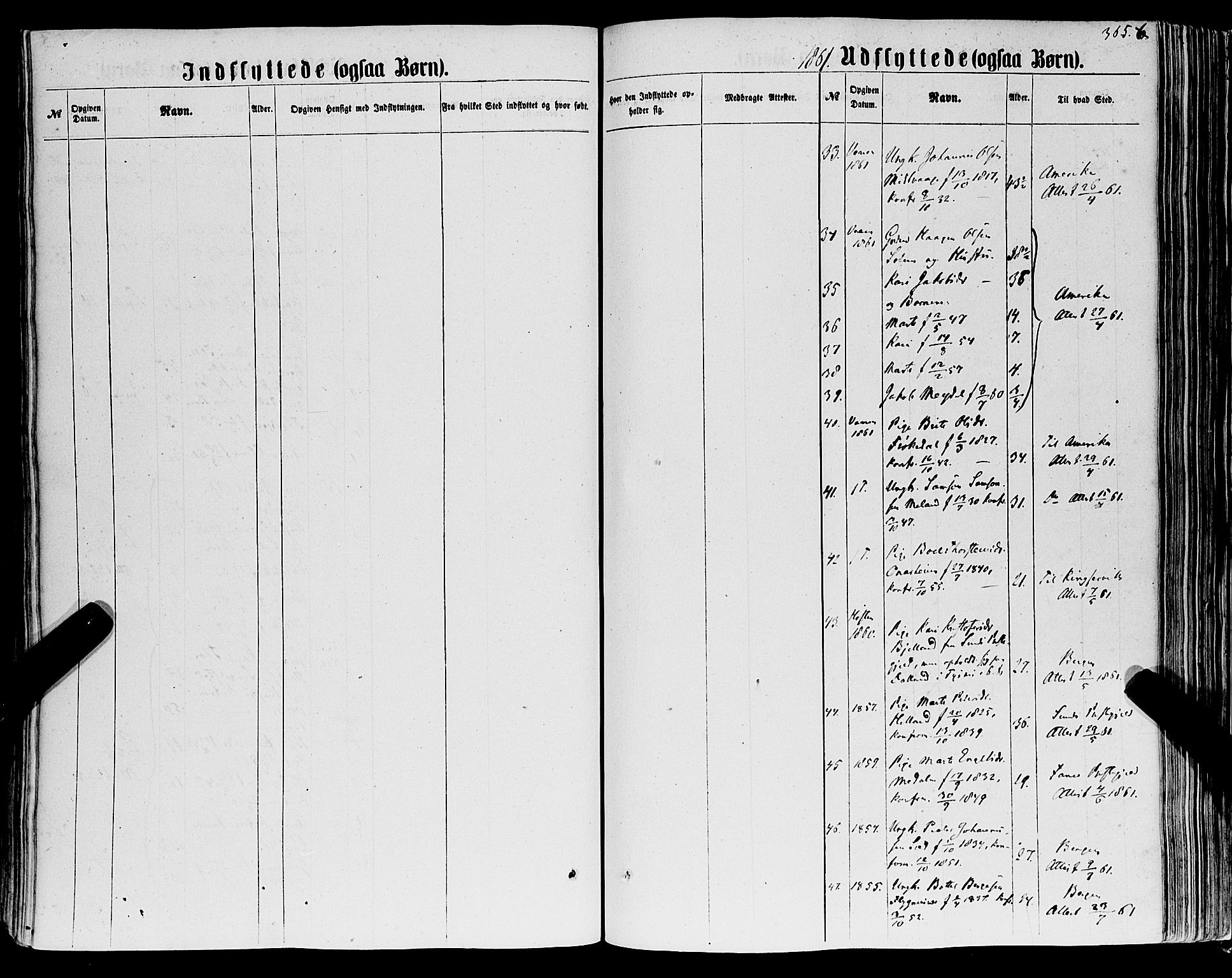 Tysnes sokneprestembete, SAB/A-78601/H/Haa: Parish register (official) no. A 11, 1860-1871, p. 365