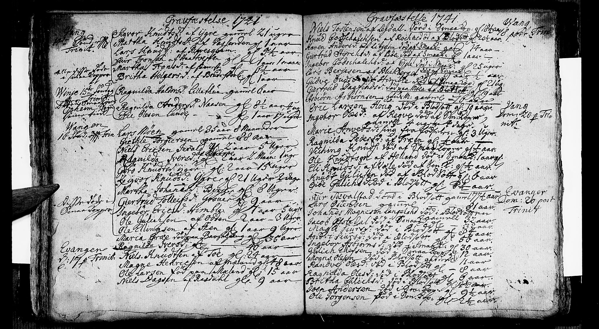 Voss sokneprestembete, AV/SAB-A-79001/H/Haa: Parish register (official) no. A 5, 1736-1743, p. 101