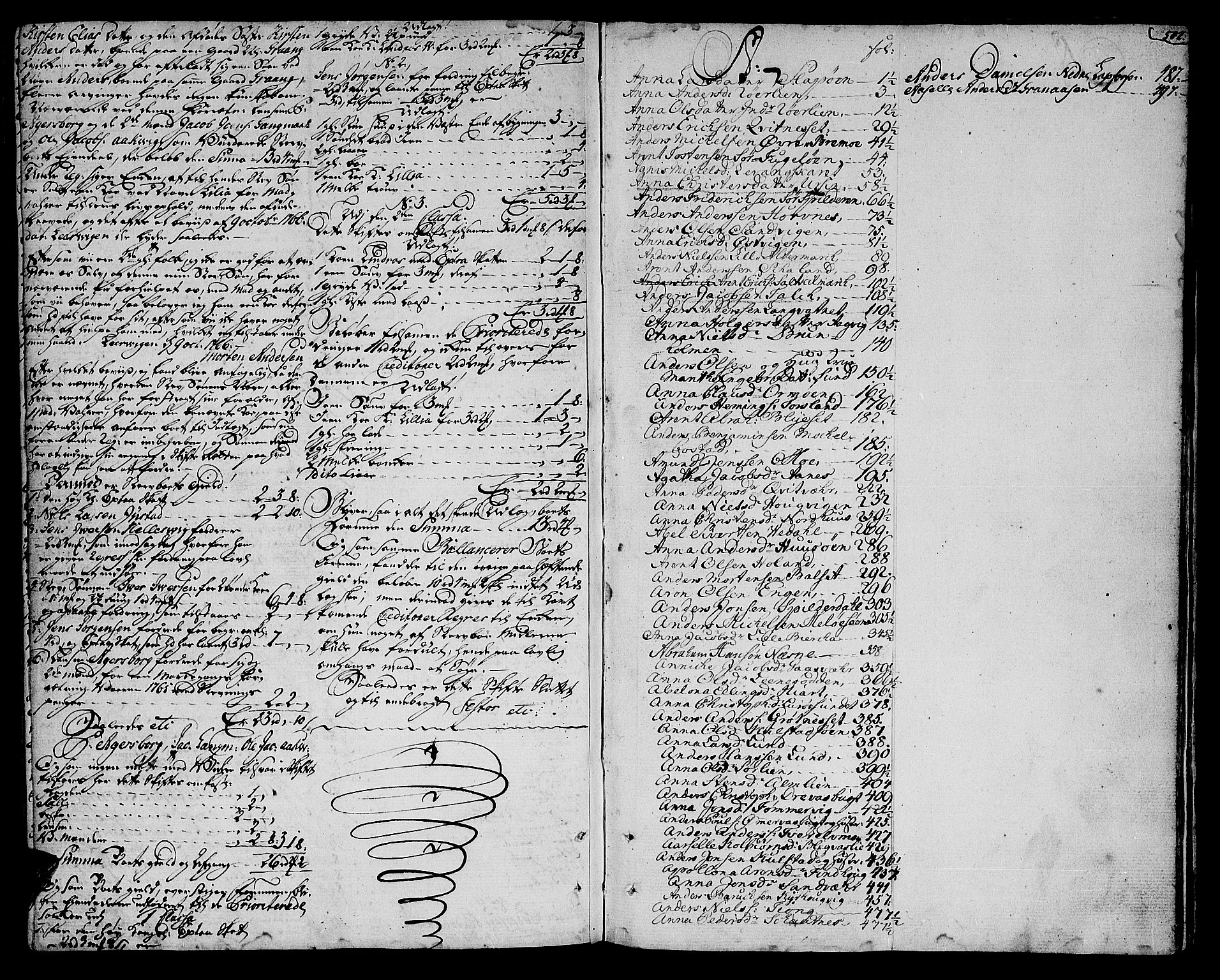 Helgeland sorenskriveri, SAT/A-0004/3/3A/L0056: Skifteprotokoll 11B, 1767-1768, p. 501b-502a
