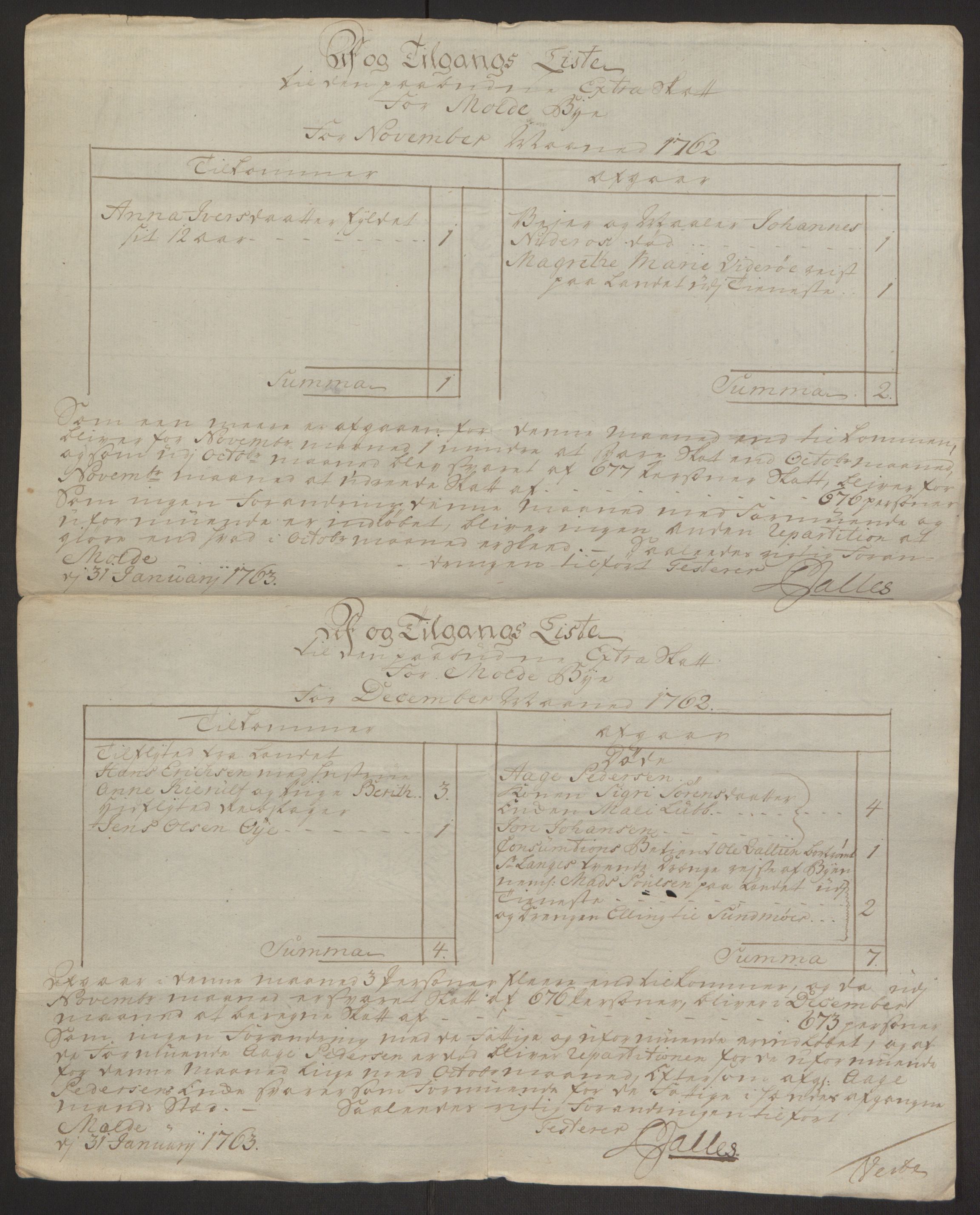 Rentekammeret inntil 1814, Reviderte regnskaper, Byregnskaper, RA/EA-4066/R/Rq/L0487/0004: [Q1] Kontribusjonsregnskap / Ekstraskatt, 1762-1772, p. 30