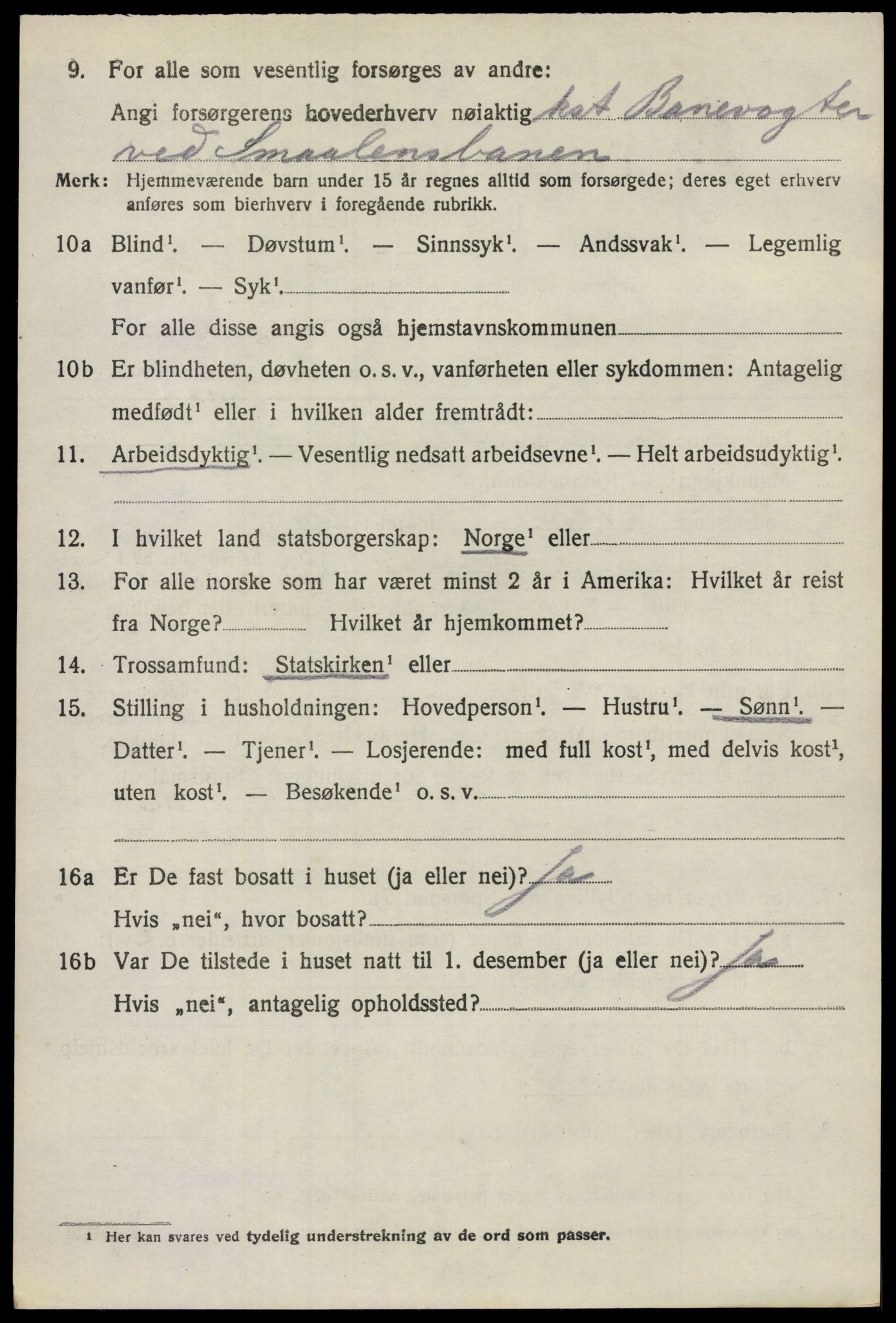 SAO, 1920 census for Glemmen, 1920, p. 23752