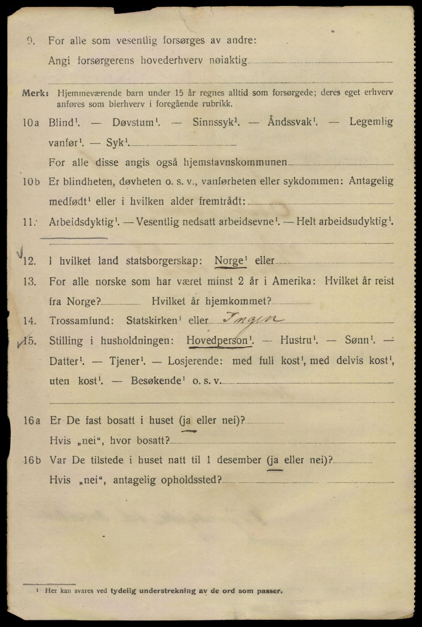 SAO, 1920 census for Kristiania, 1920, p. 588820