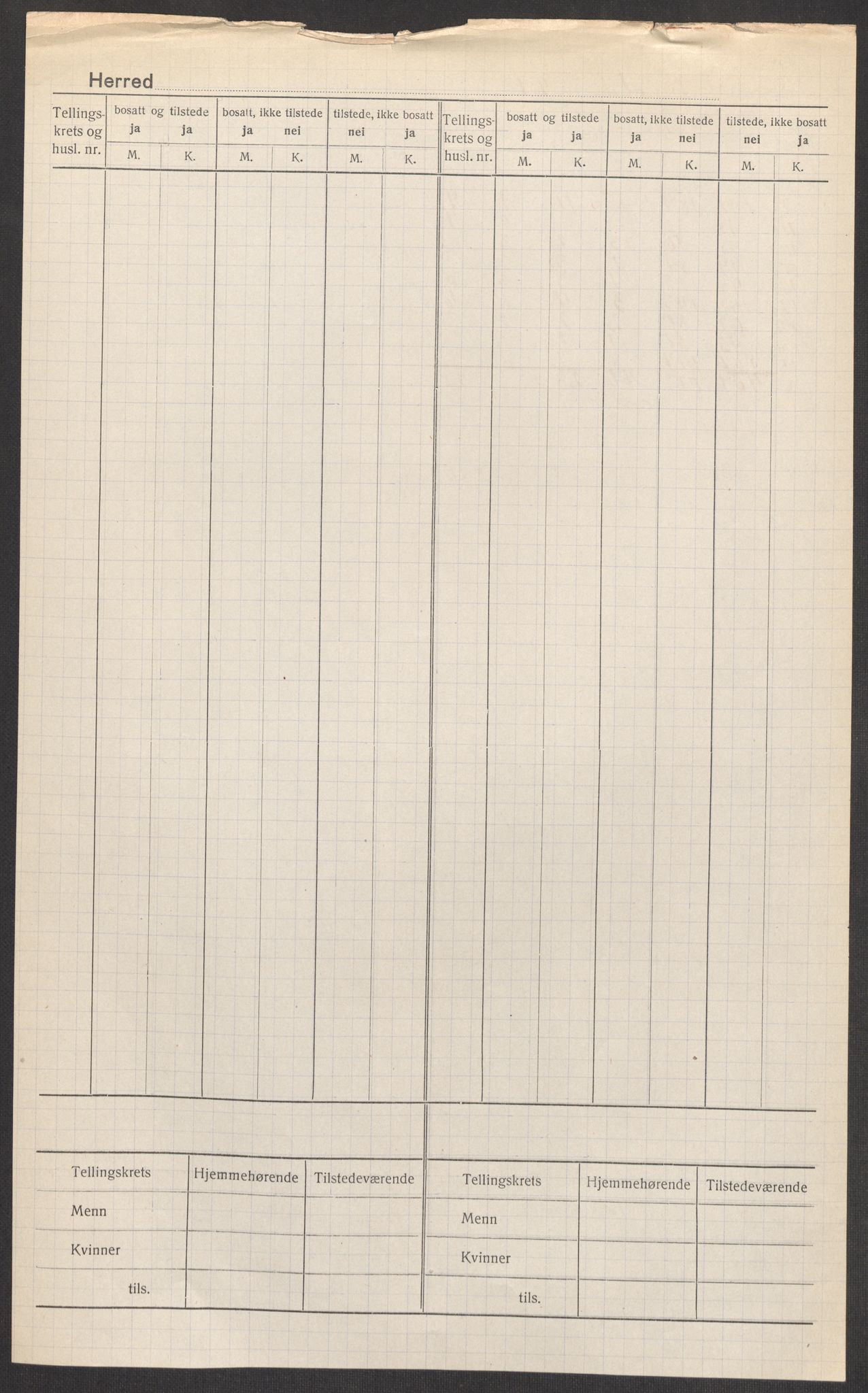 SAST, 1920 census for Skjold, 1920, p. 3