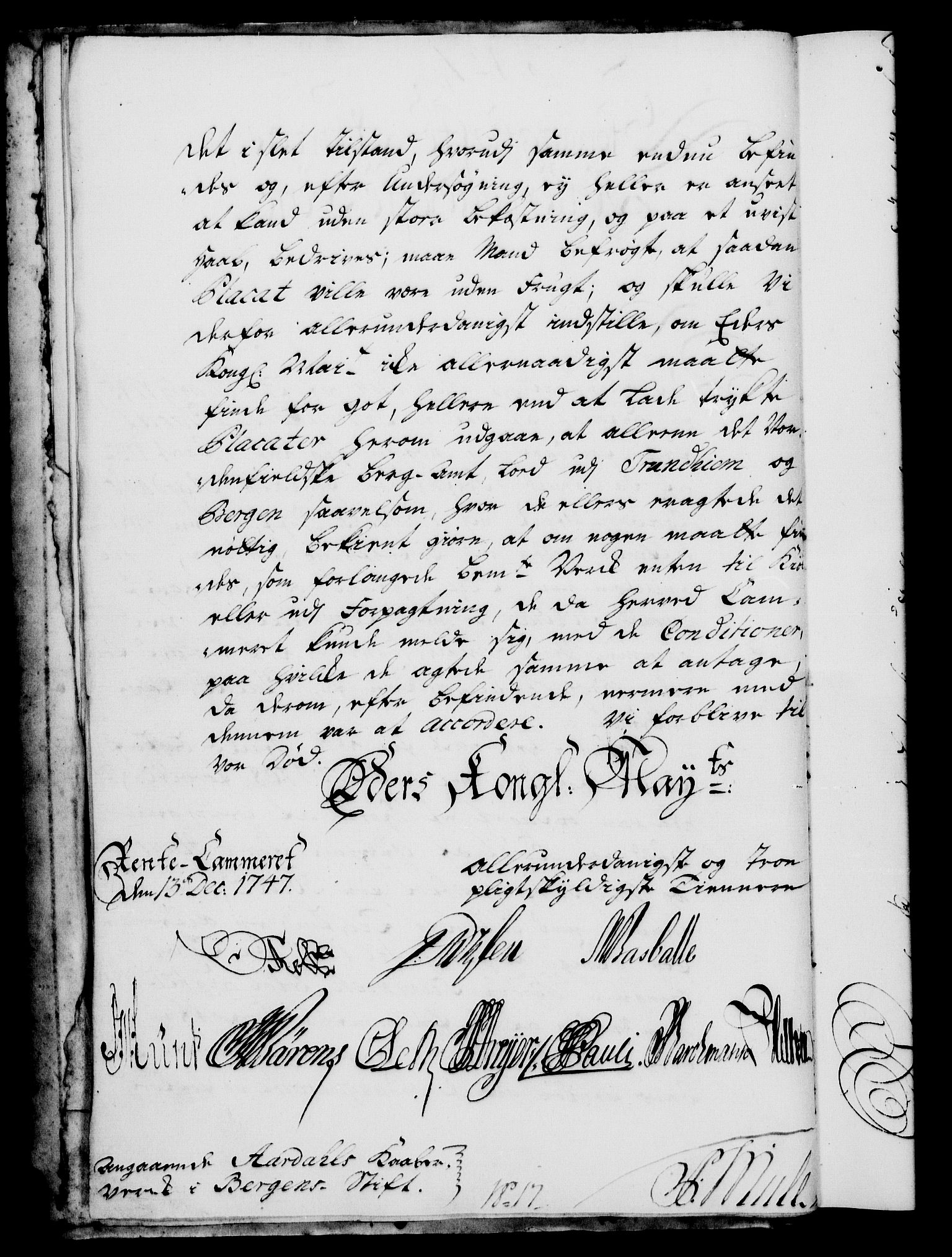 Rentekammeret, Kammerkanselliet, RA/EA-3111/G/Gf/Gfa/L0030: Norsk relasjons- og resolusjonsprotokoll (merket RK 52.30), 1748, p. 29