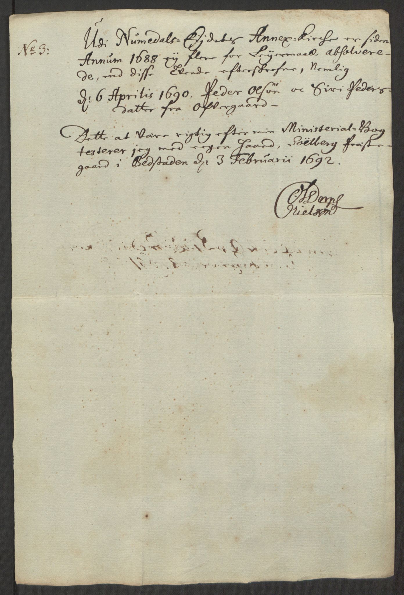 Rentekammeret inntil 1814, Reviderte regnskaper, Fogderegnskap, AV/RA-EA-4092/R64/L4423: Fogderegnskap Namdal, 1690-1691, p. 327