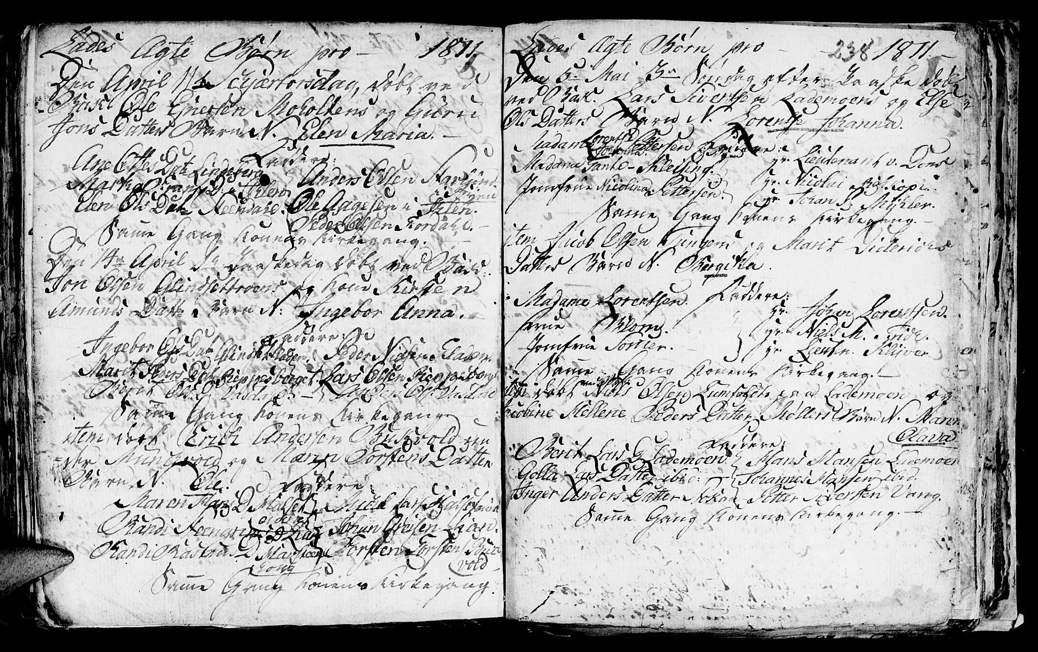 Ministerialprotokoller, klokkerbøker og fødselsregistre - Sør-Trøndelag, AV/SAT-A-1456/606/L0305: Parish register (copy) no. 606C01, 1757-1819, p. 238