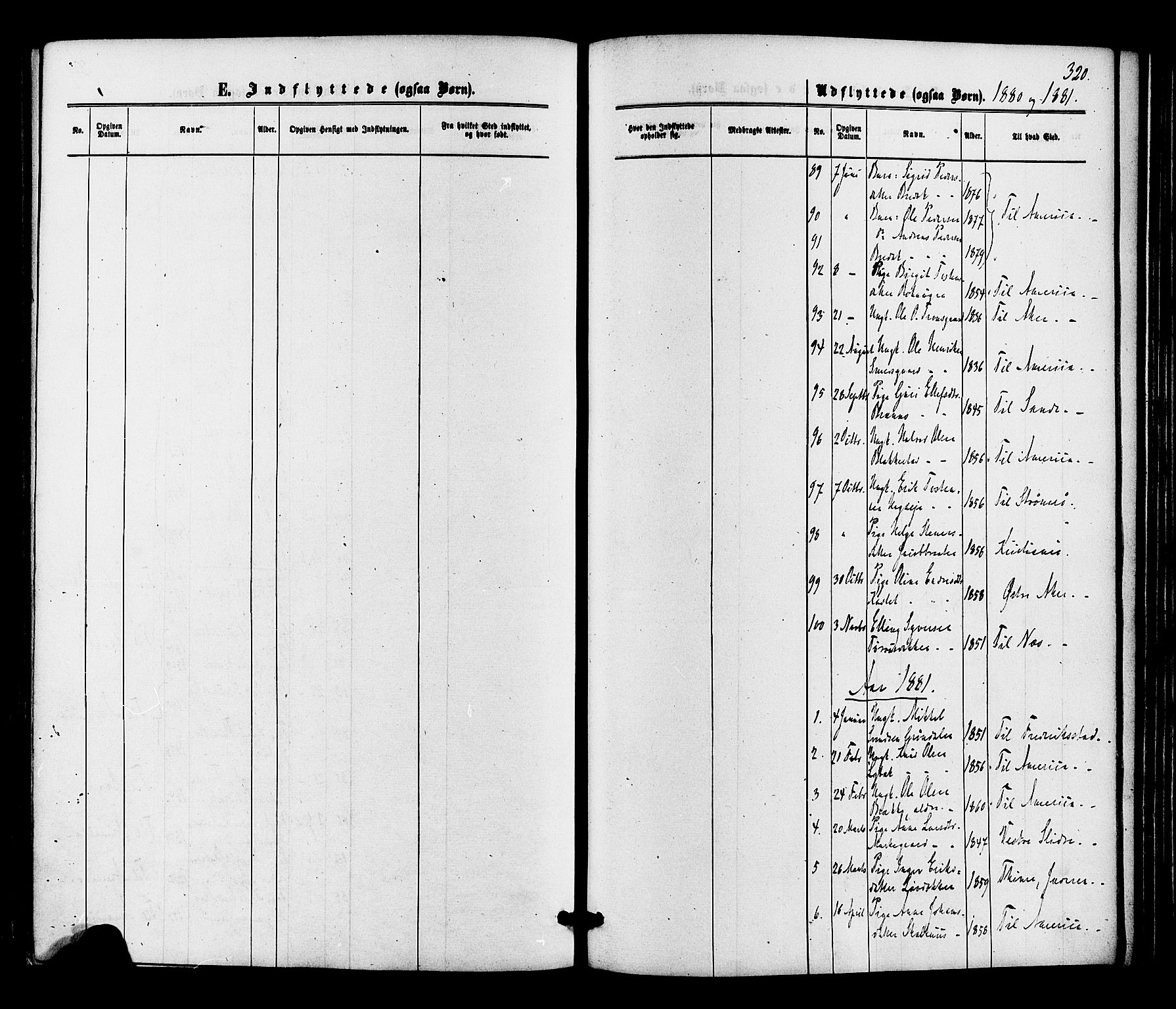 Gol kirkebøker, SAKO/A-226/F/Fa/L0004: Parish register (official) no. I 4, 1876-1886, p. 320