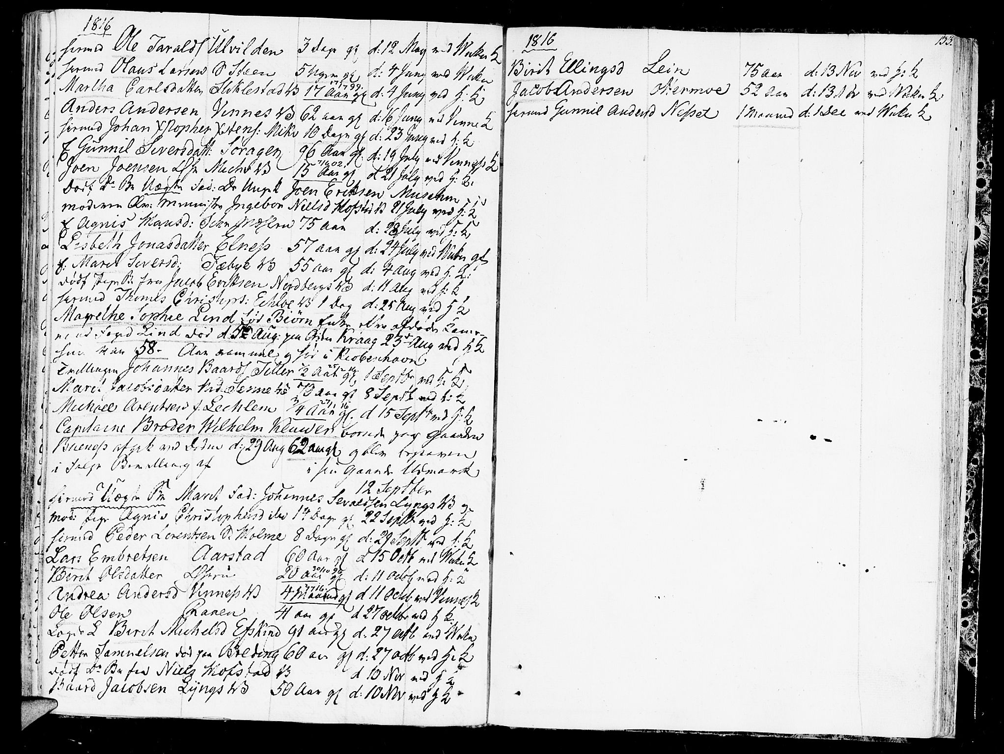 Ministerialprotokoller, klokkerbøker og fødselsregistre - Nord-Trøndelag, SAT/A-1458/723/L0233: Parish register (official) no. 723A04, 1805-1816, p. 133